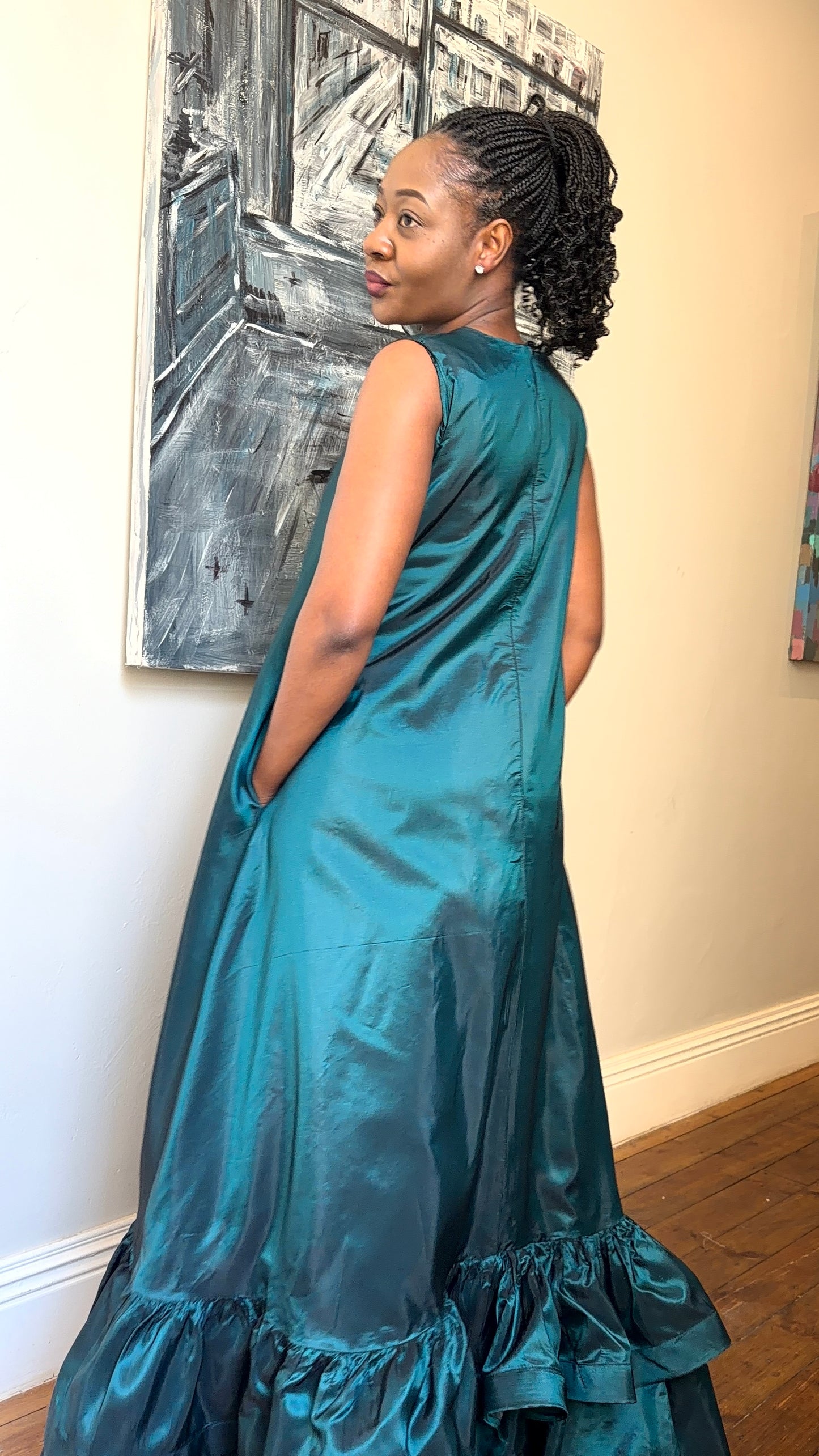 Alabo Dress (Maxi Teal)
