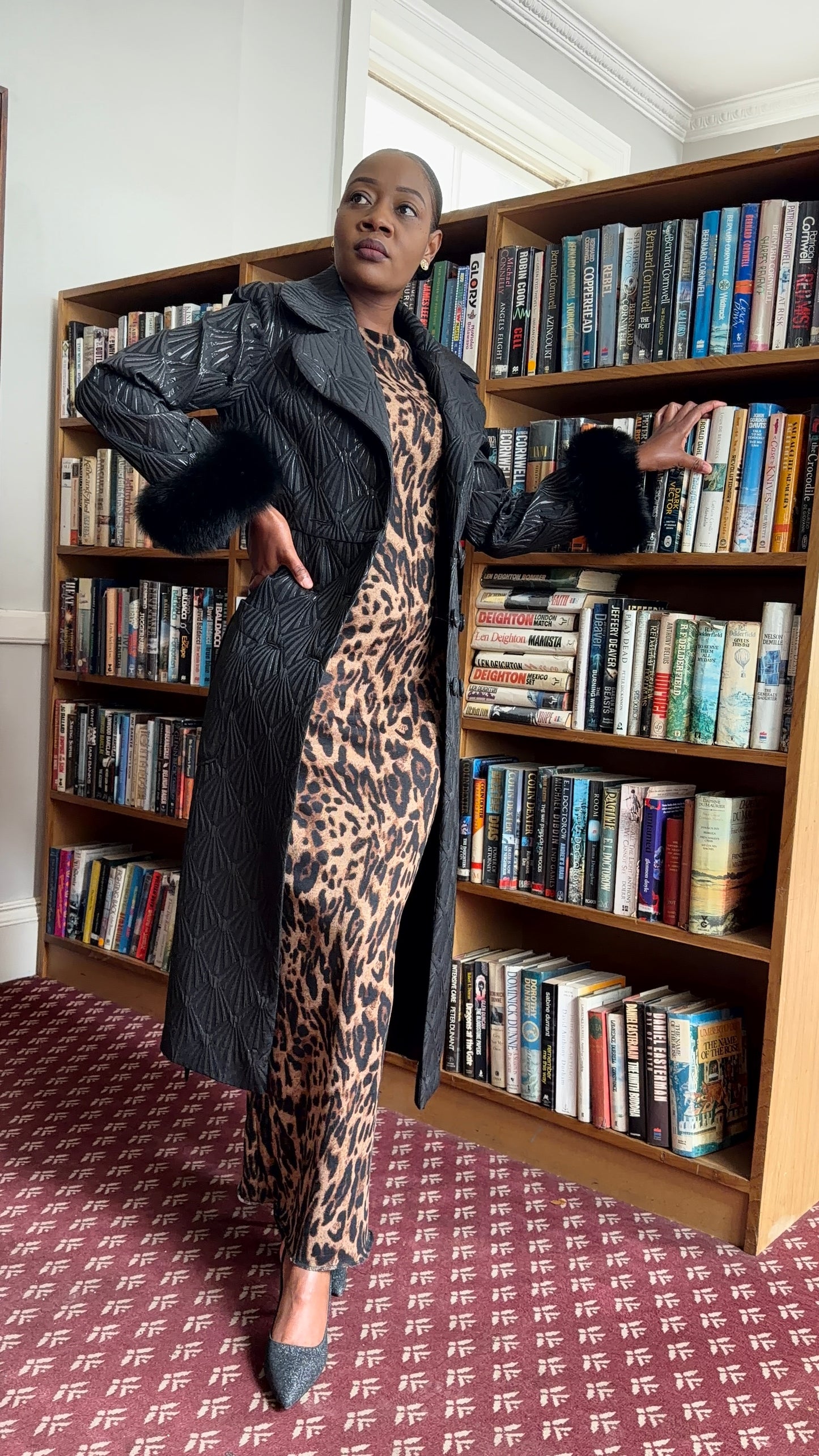 Viscose knit maxi dress by Thula Sindi