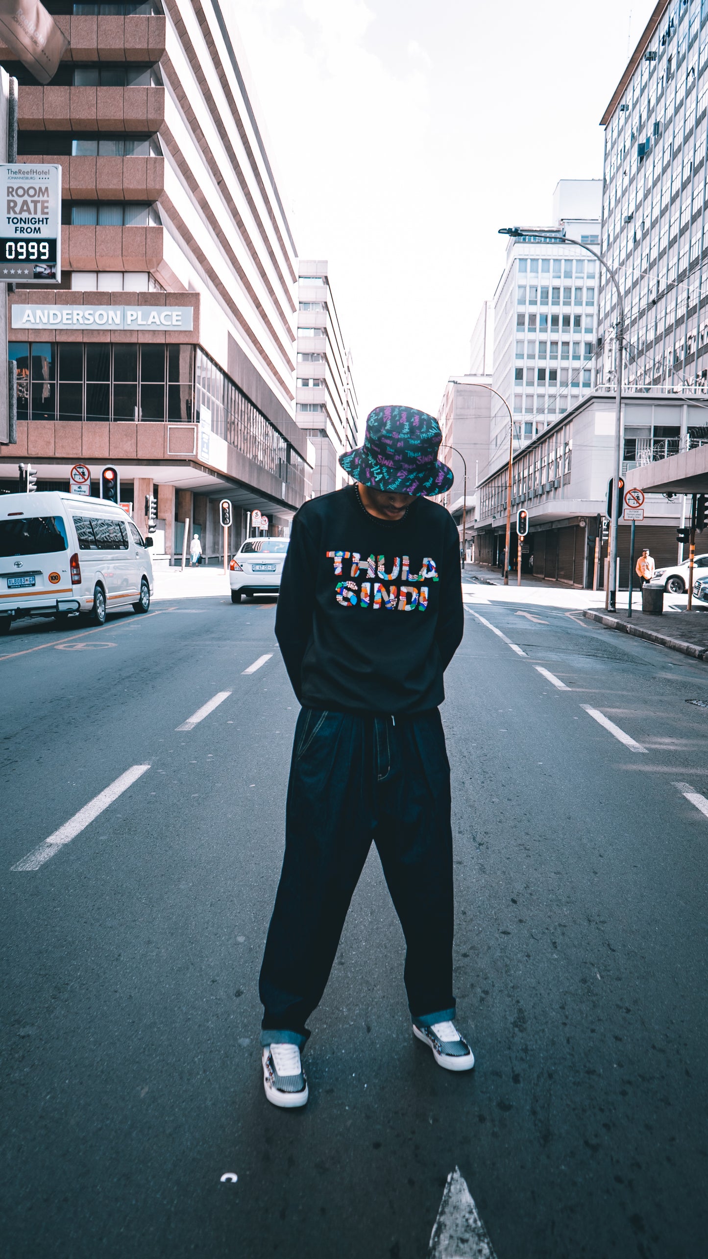 TS Black Logo Sweater