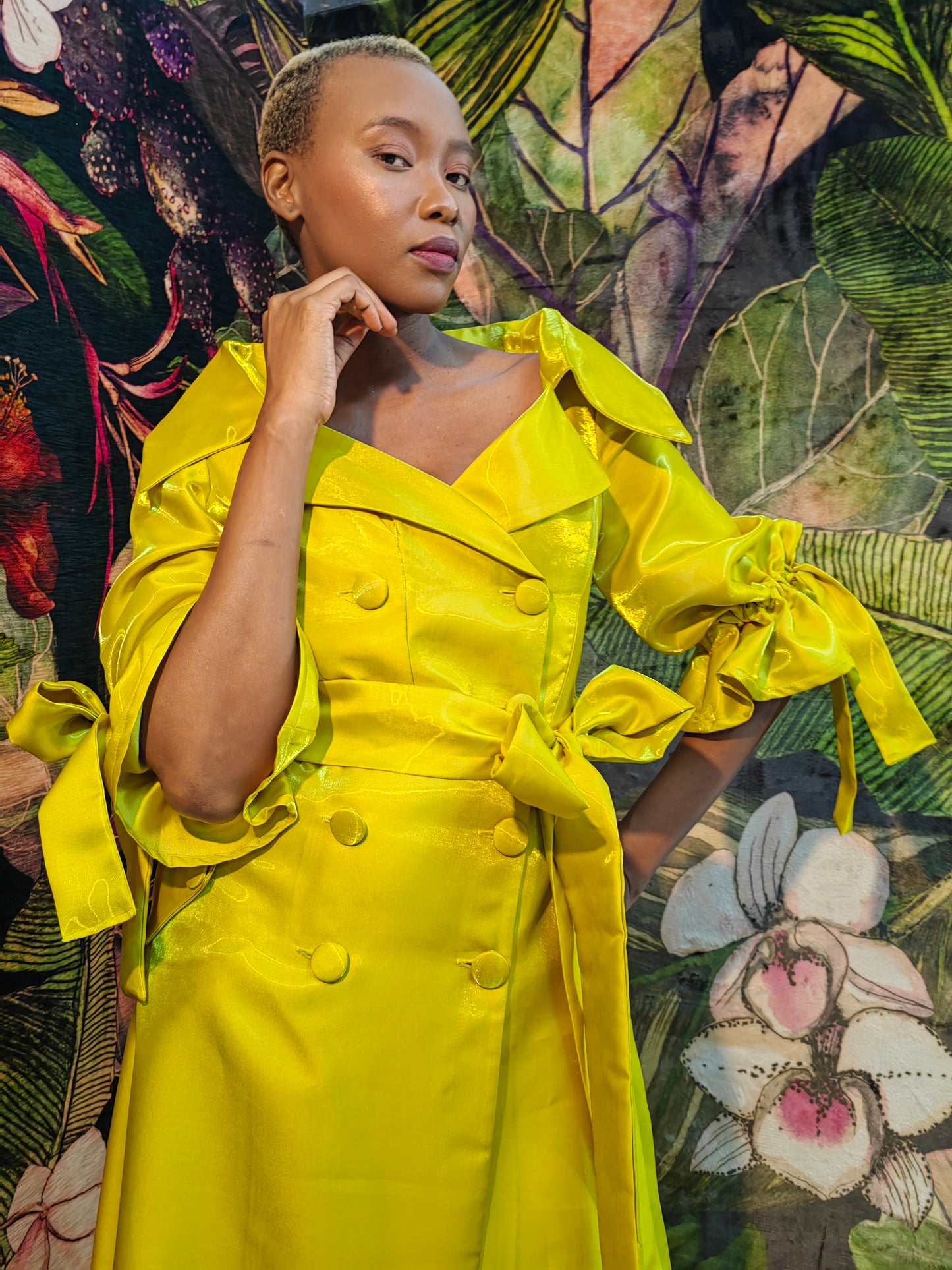 Briyaza dress (Chartreuse)