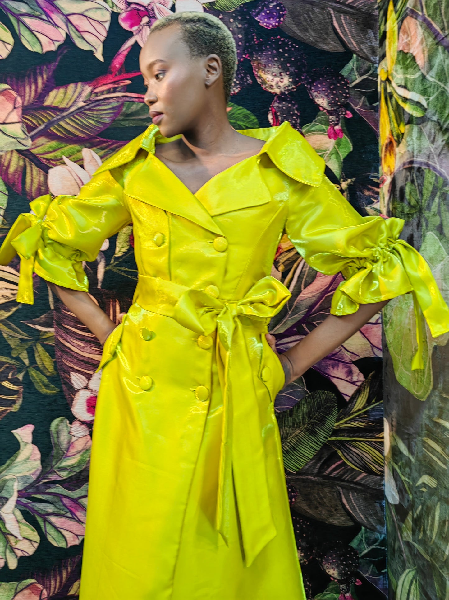 Briyaza dress (Chartreuse)