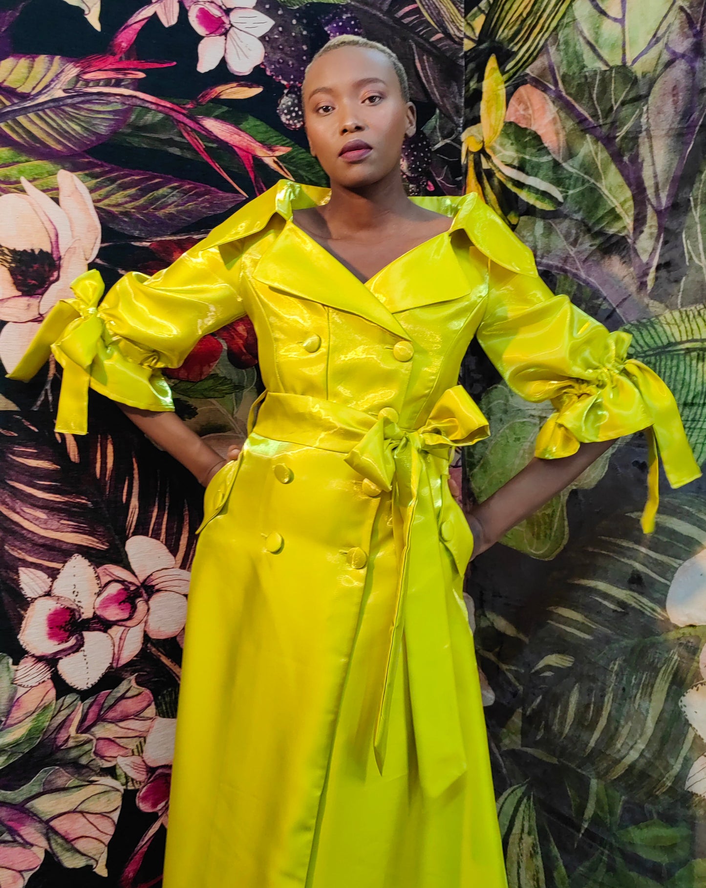 Briyaza dress (Chartreuse)