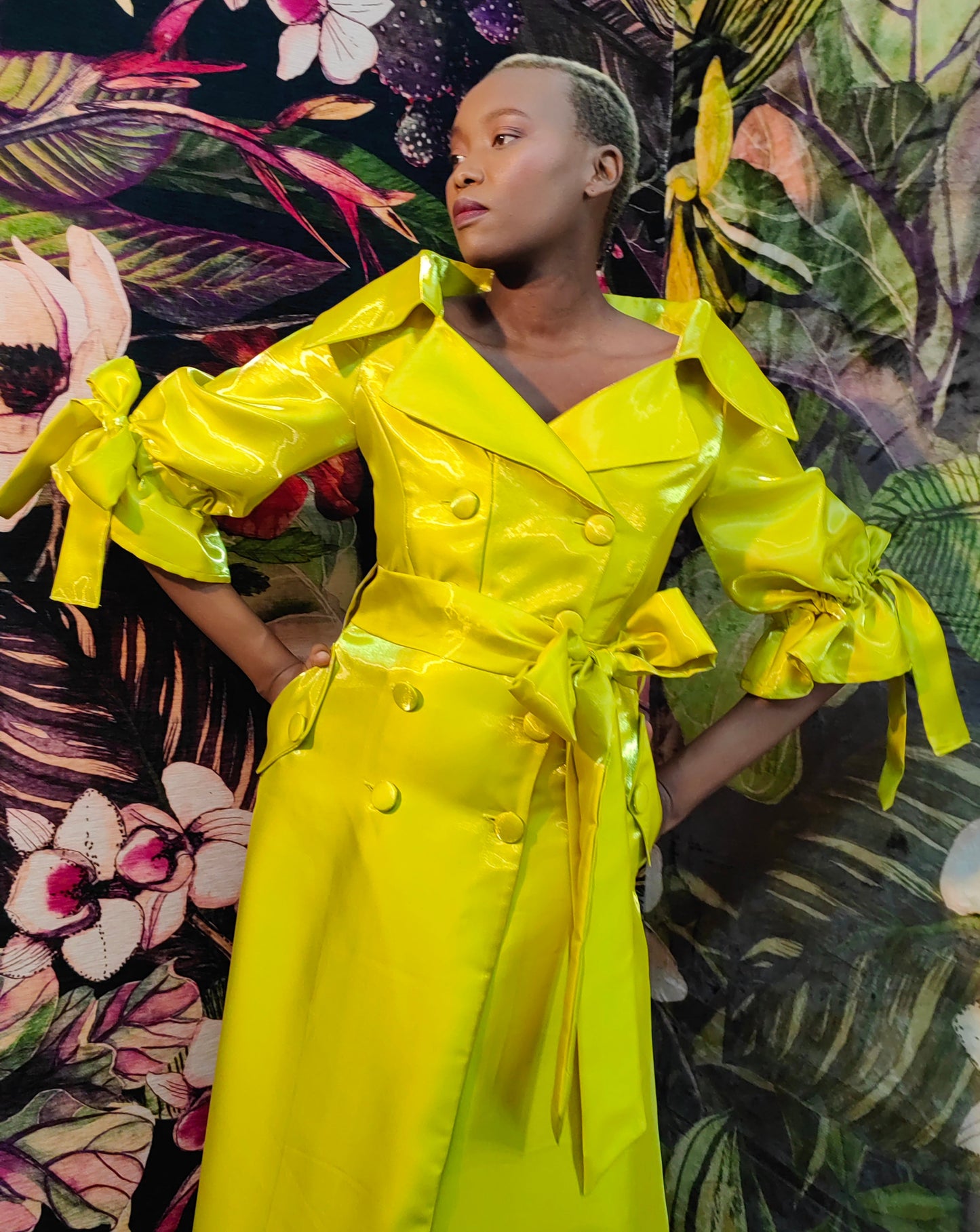Briyaza dress (Chartreuse)