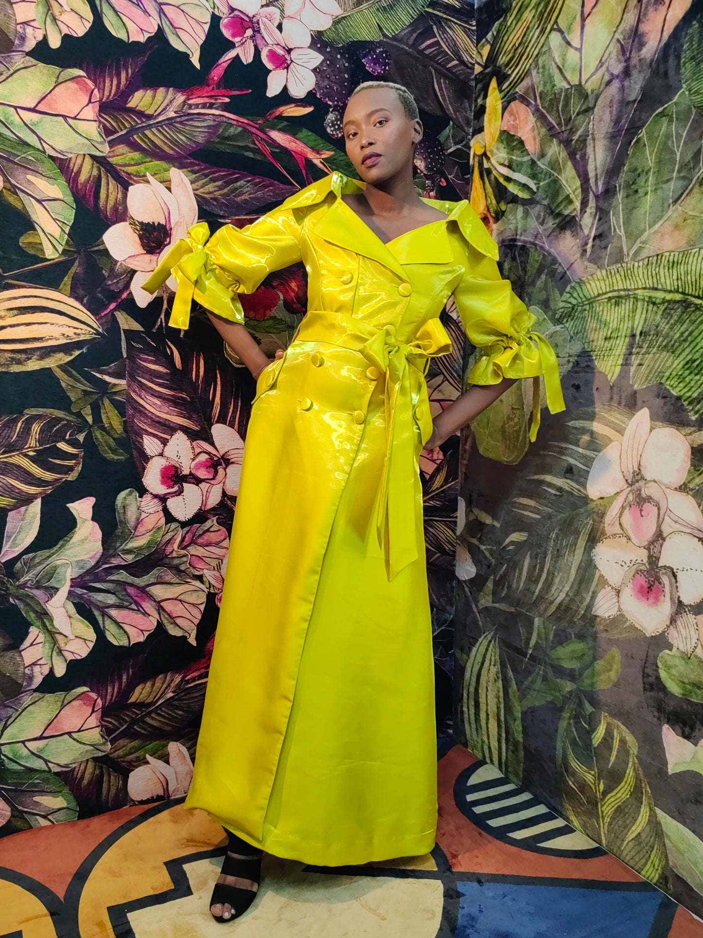 Briyaza dress (Chartreuse)