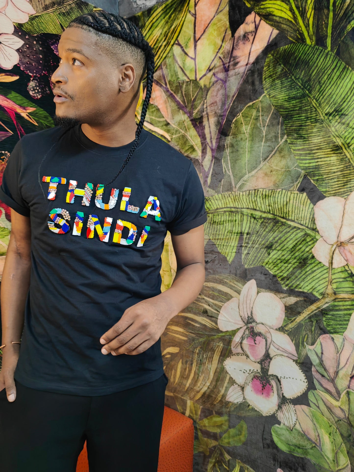 TS Beaded T-shirt (Black)