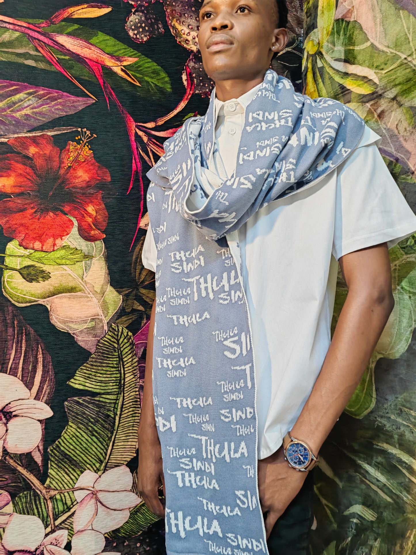 Coastal Graff Knit Scarf