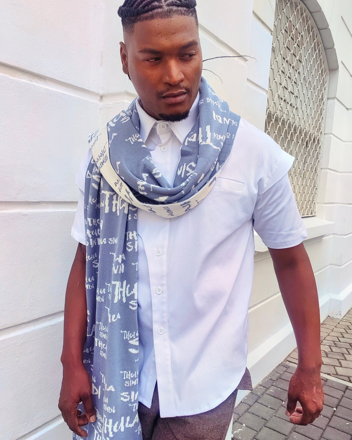 Coastal Graff Knit Scarf