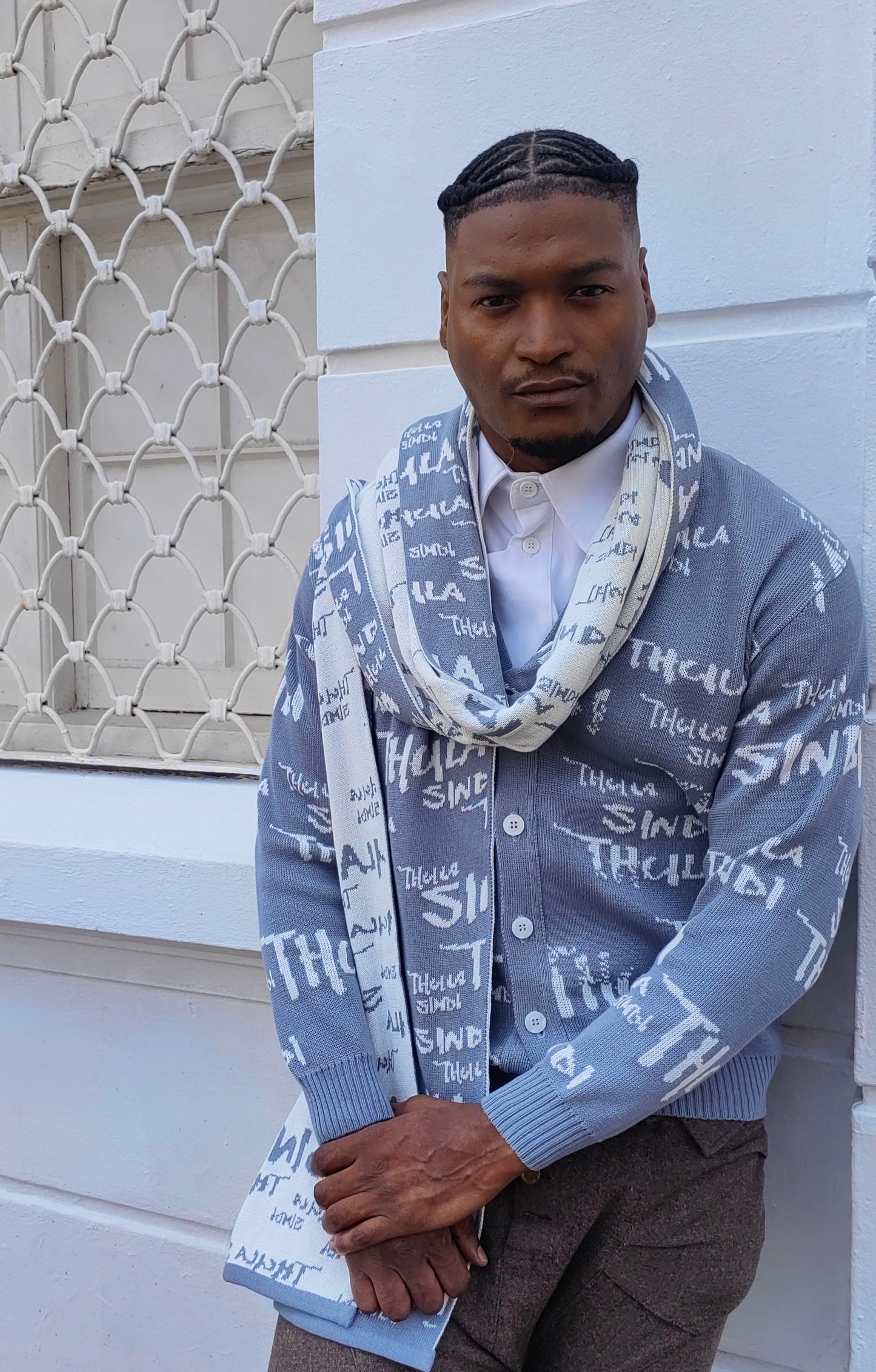 Coastal Graff Knit Scarf