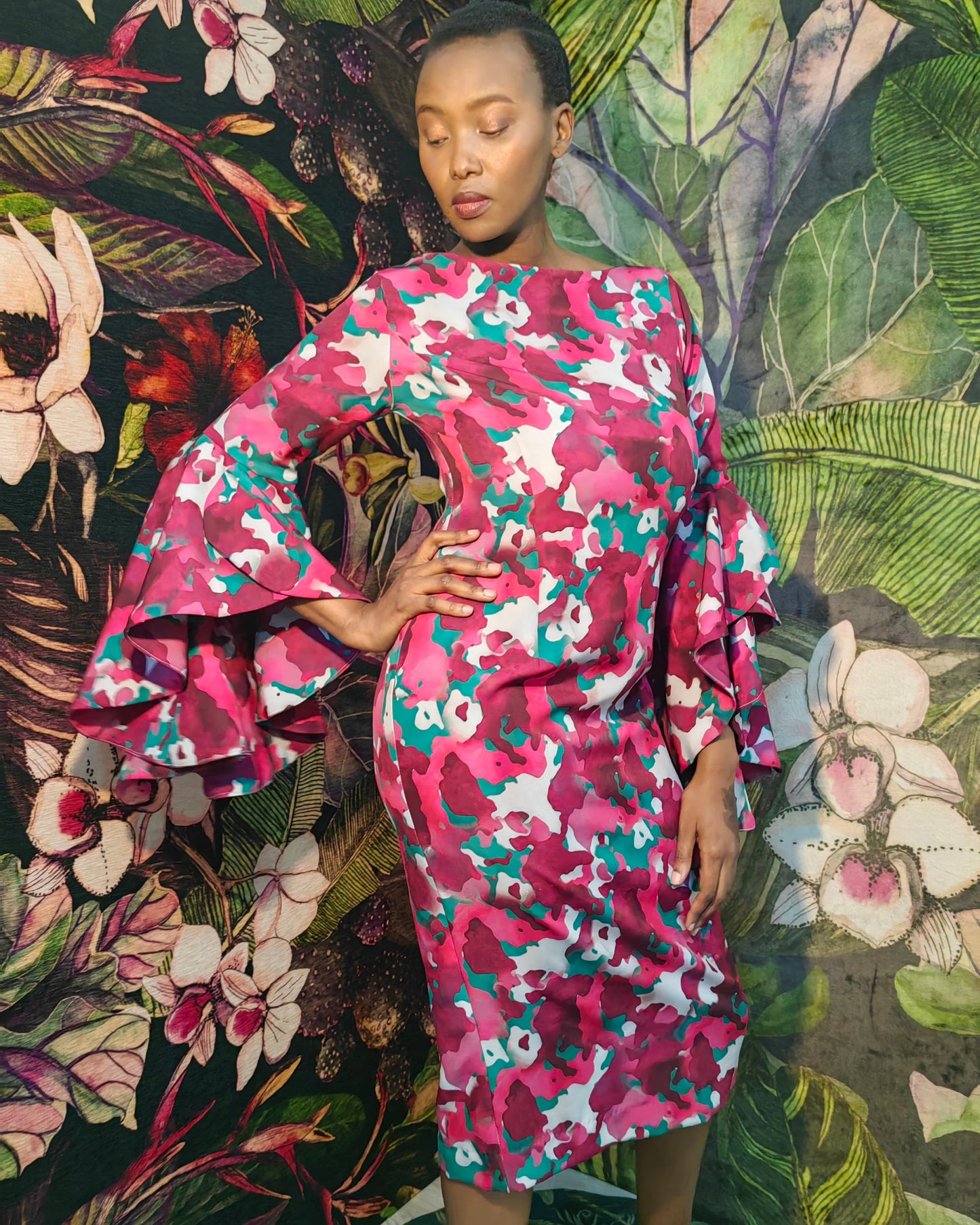 Grior Dress (Flomo Print)
