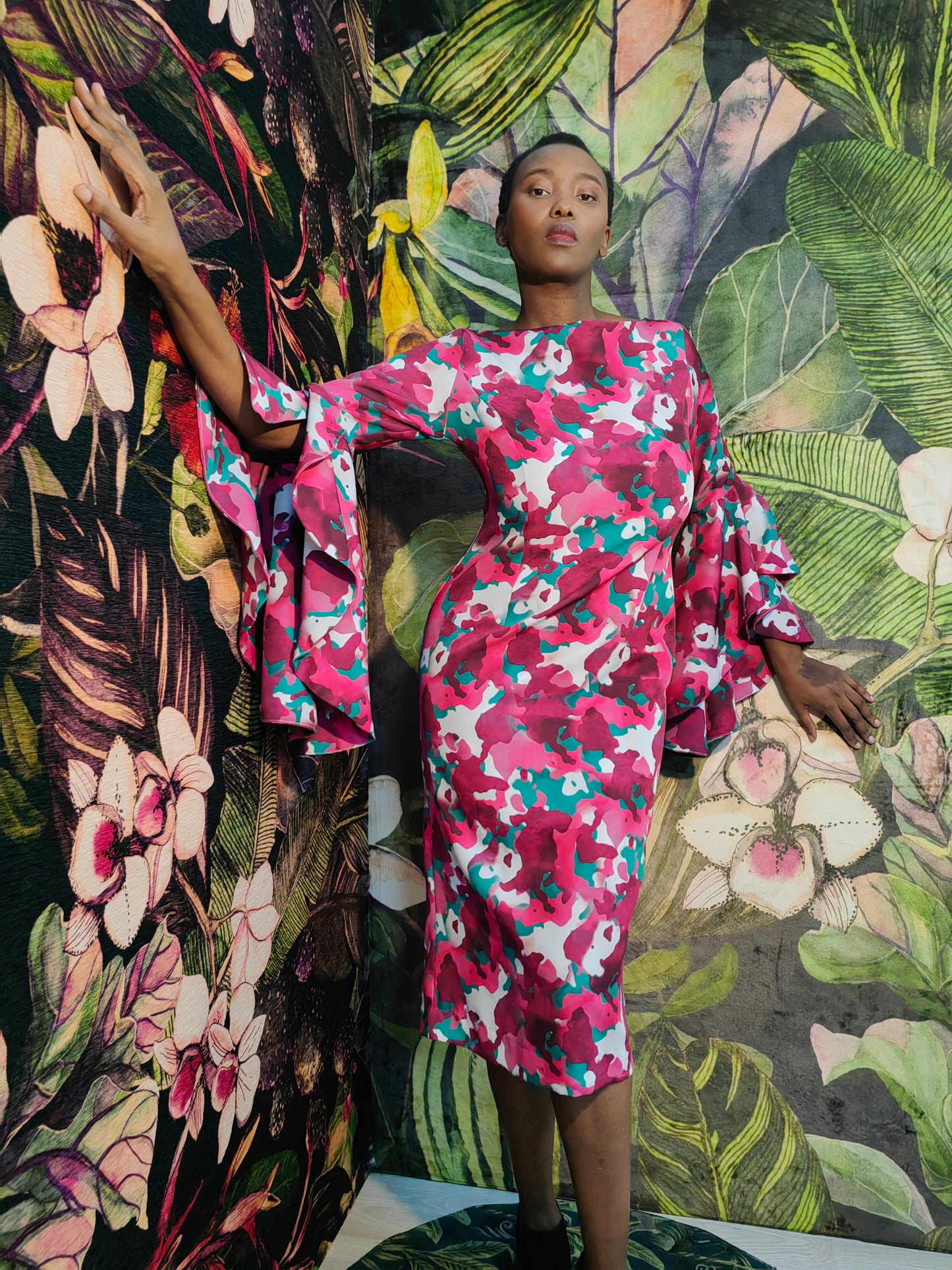 Grior Dress (Flomo Print)