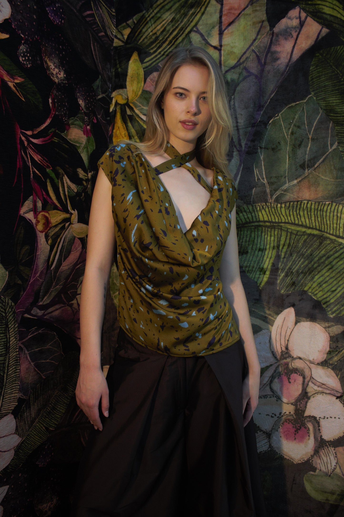 Eva cowl neck blouse