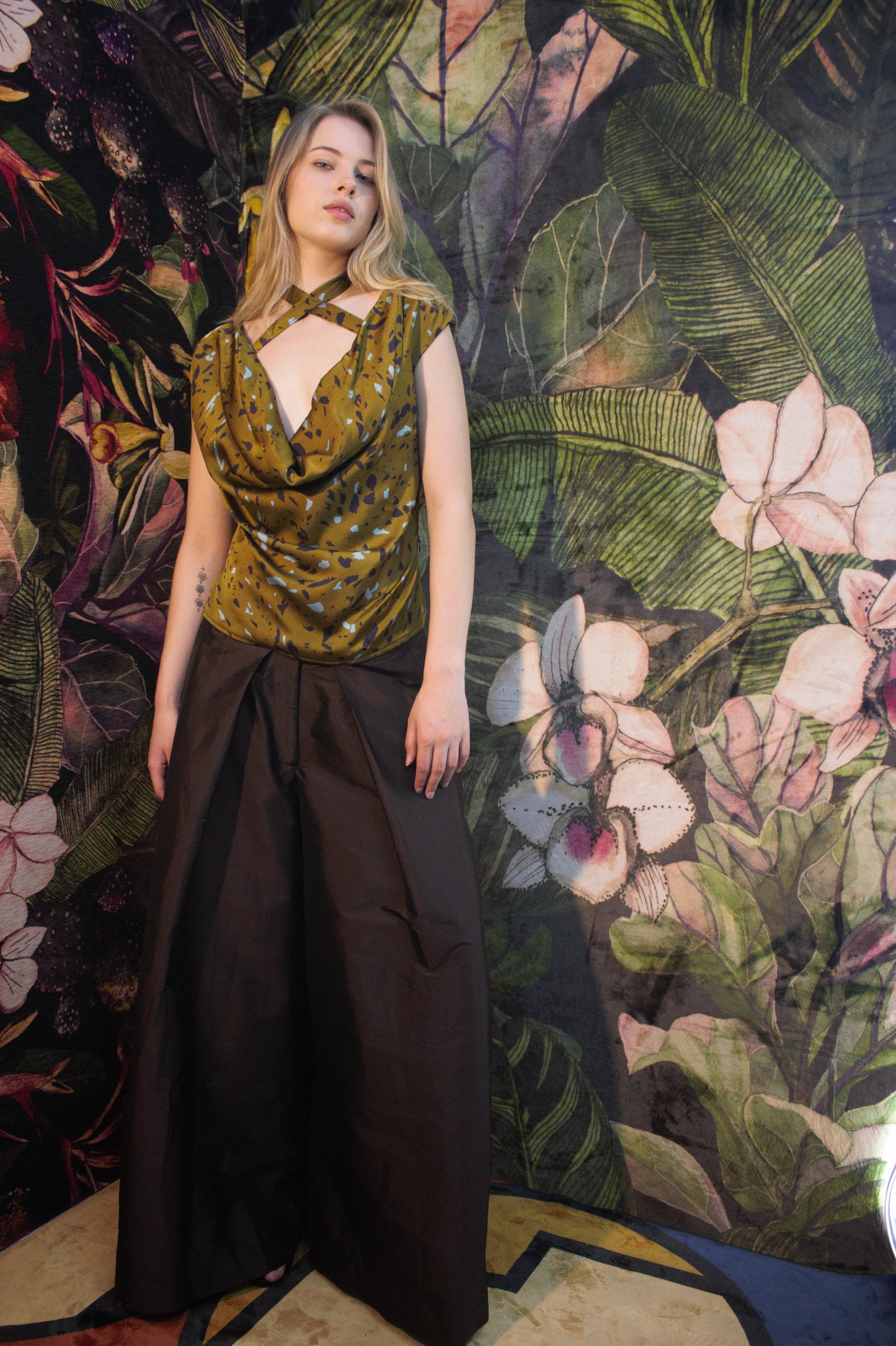 Eva cowl neck blouse