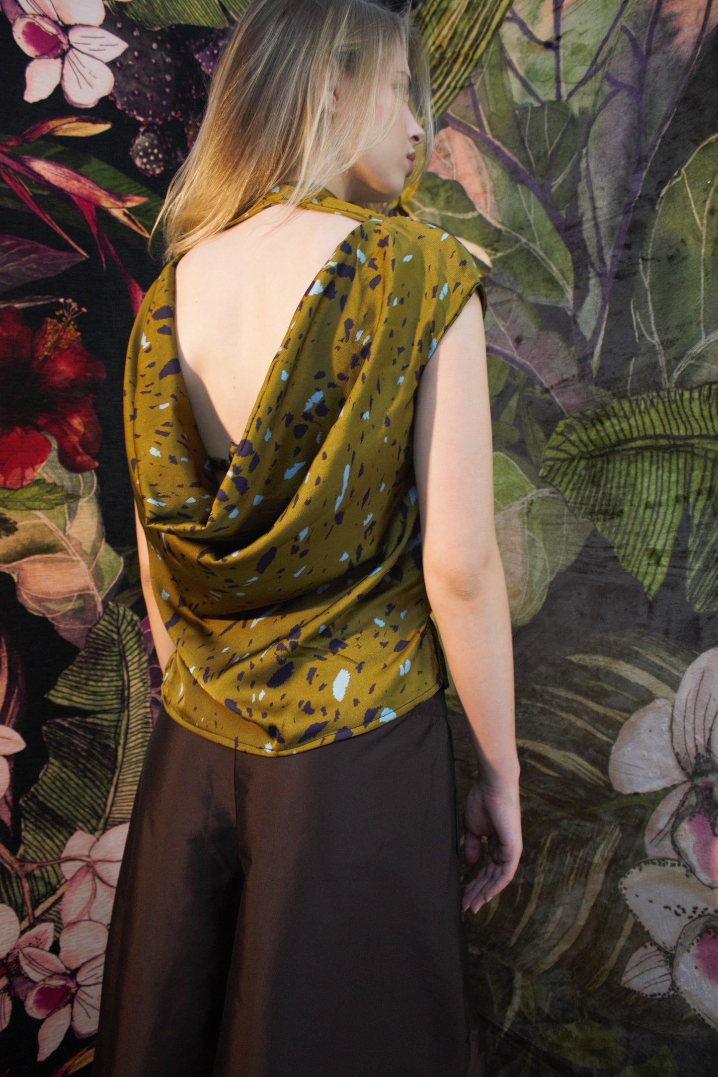 Eva cowl neck blouse