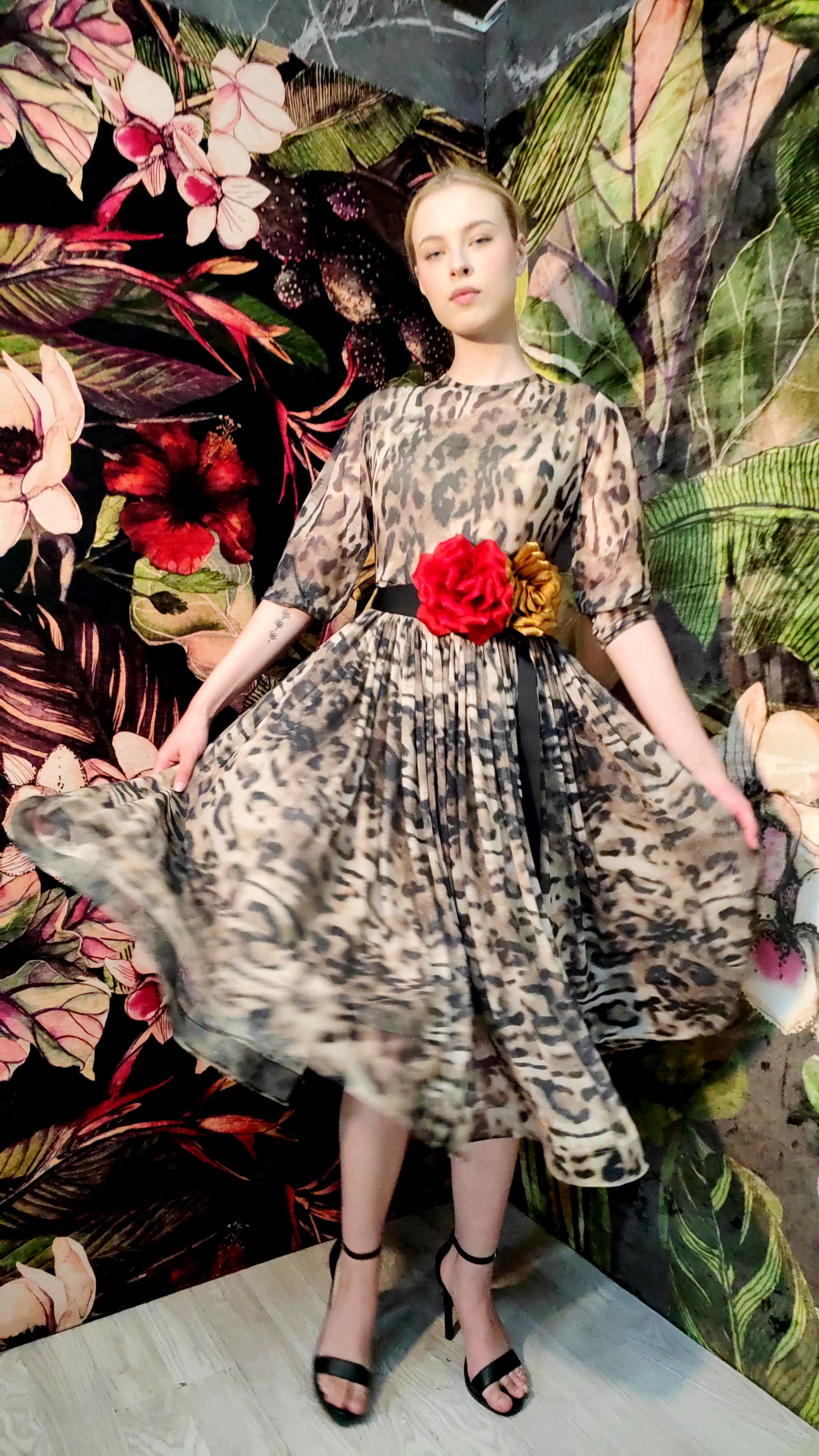 Buno Dress in Leopard