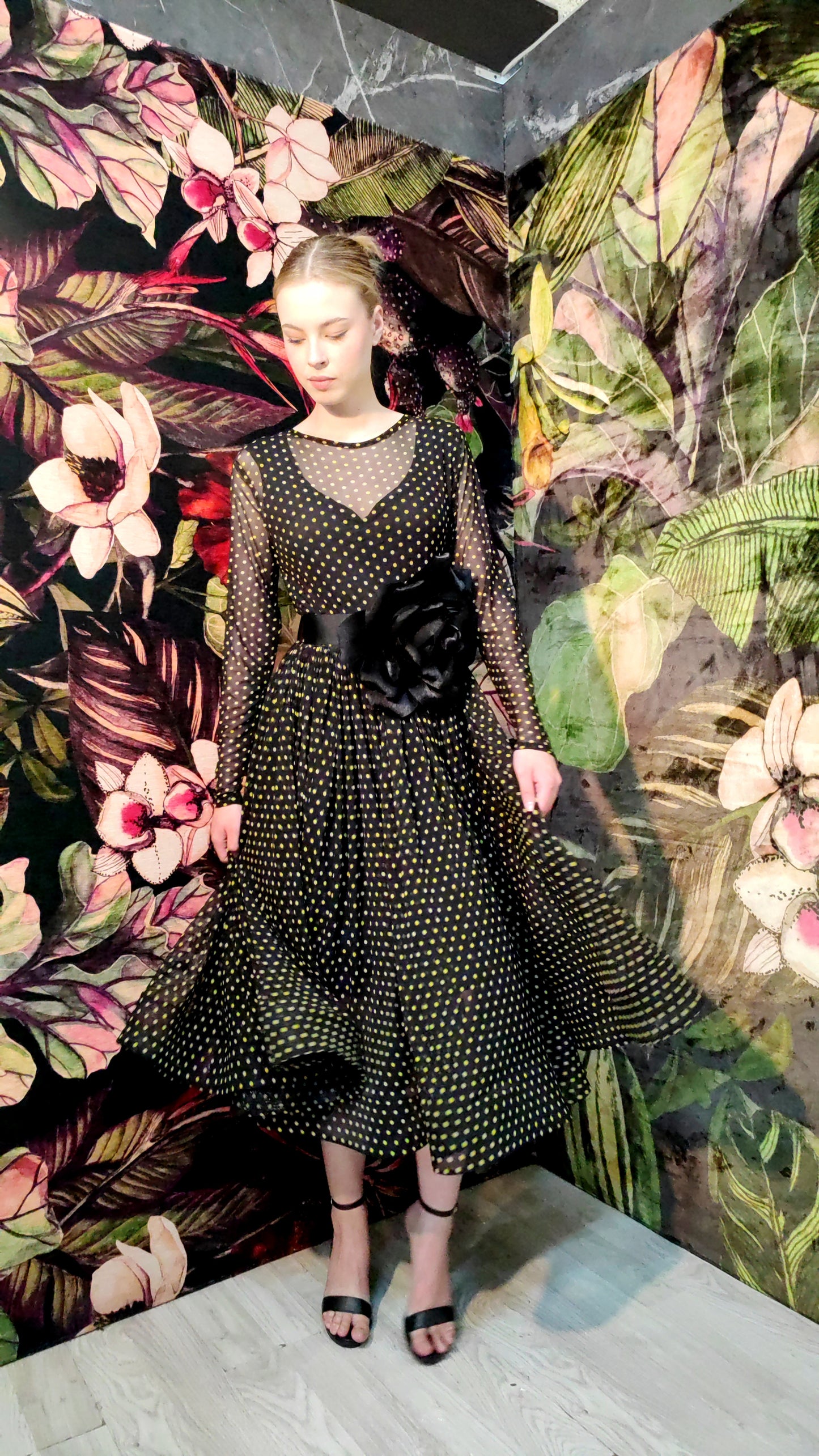 Buno Dress in Polka dots