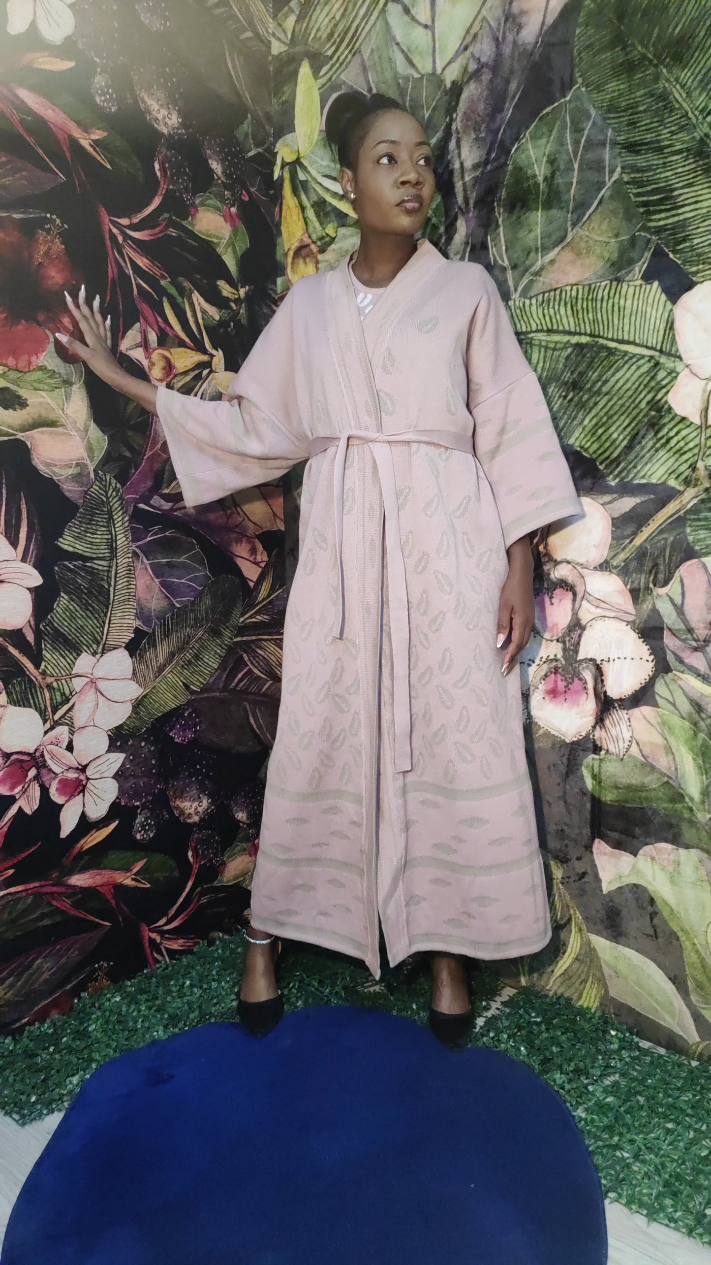 Cedi Pure Cotton Robe-Coat (Pastel)