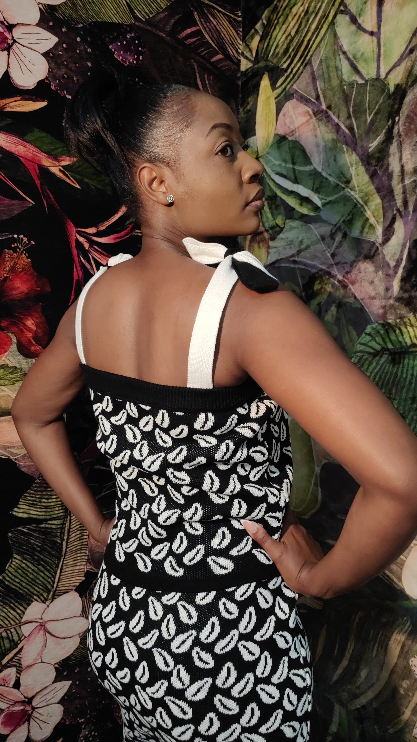 Cedi Bandeau Top (B&W)