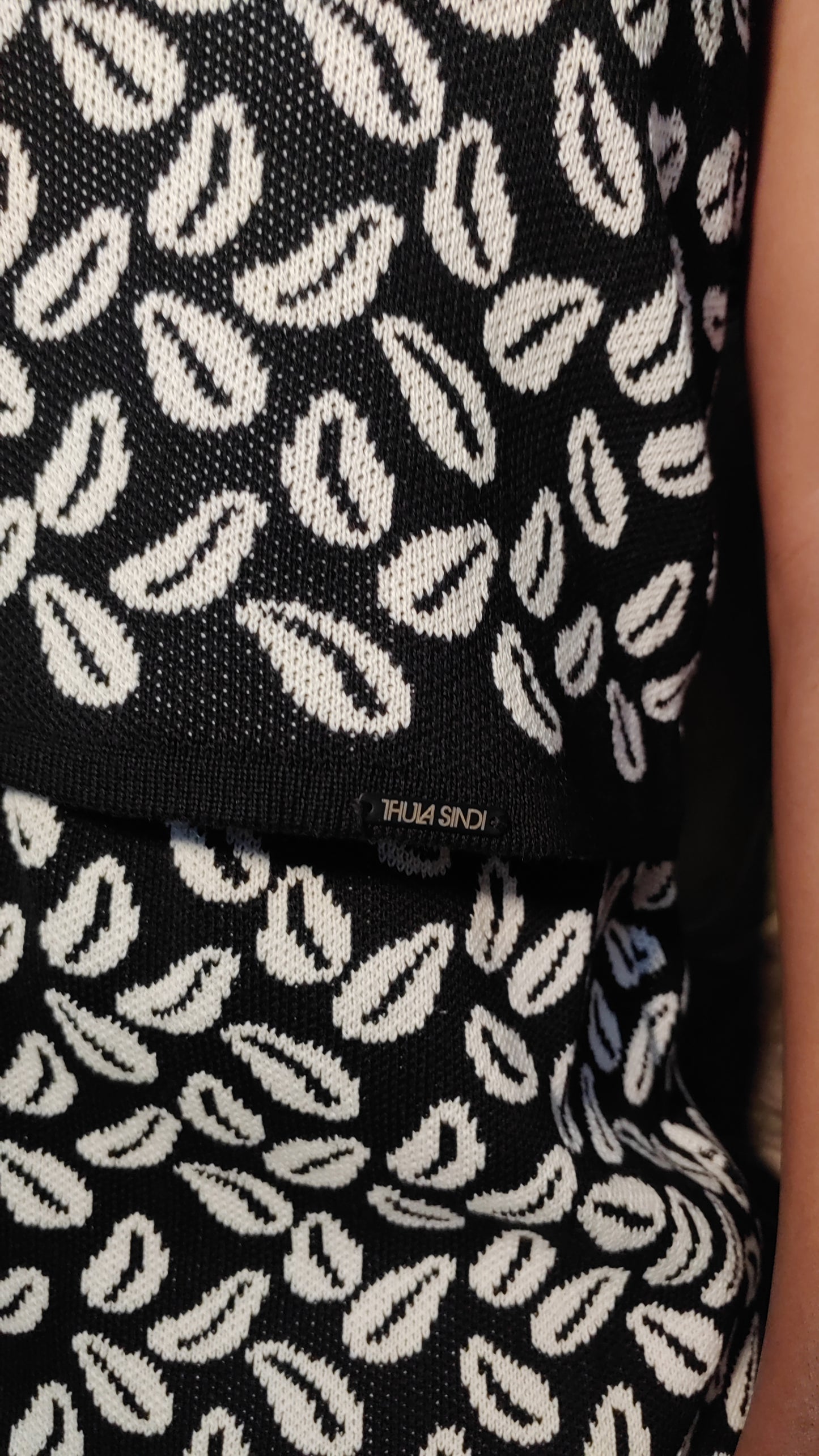 Cedi Bandeau Top (B&W)