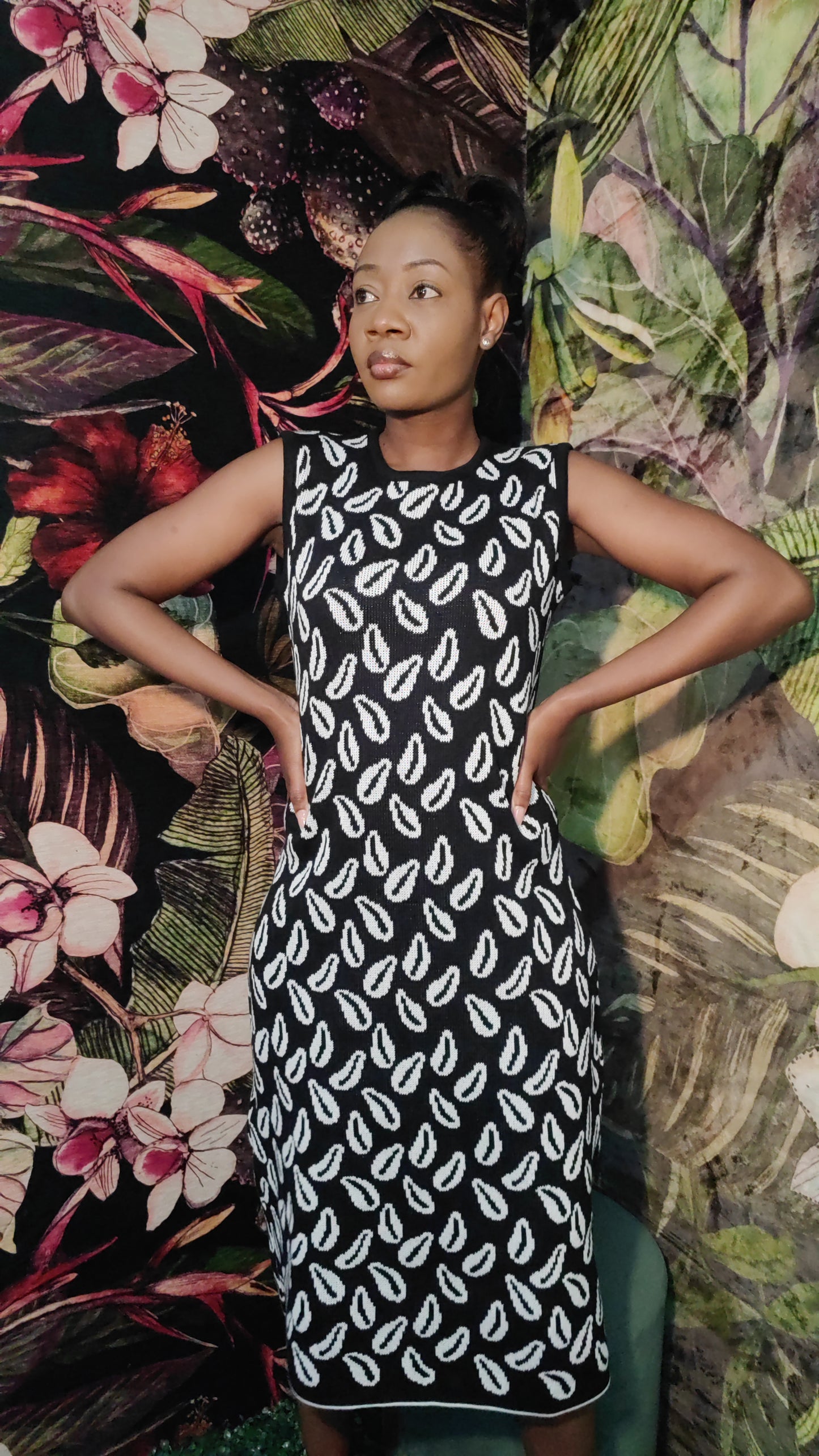 Cedi Day Dress (B&W)
