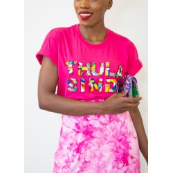 TS Beaded T-shirt (Pink)