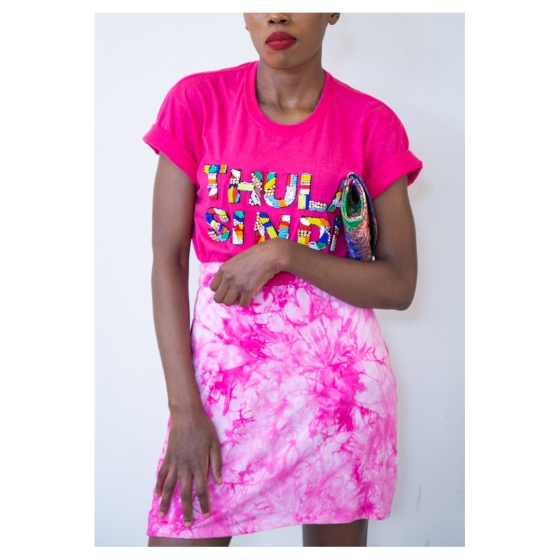 TS Beaded T-shirt (Pink)