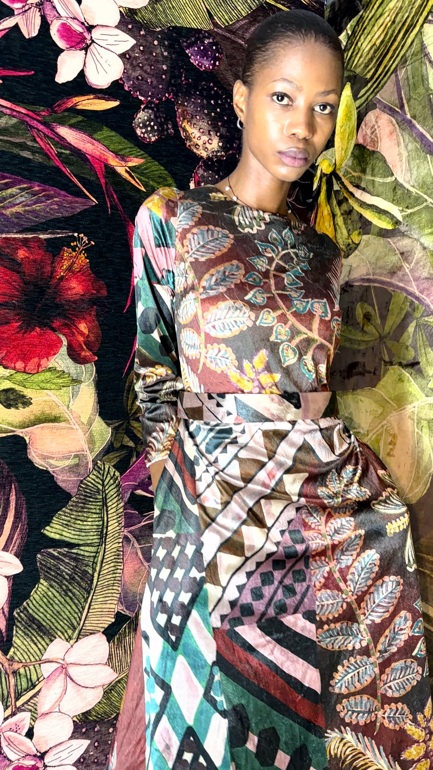 Briza Velvet Dress