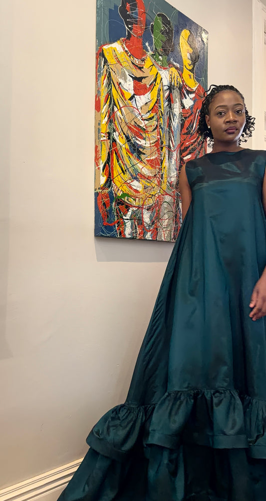 Alabo Dress (Maxi Teal)