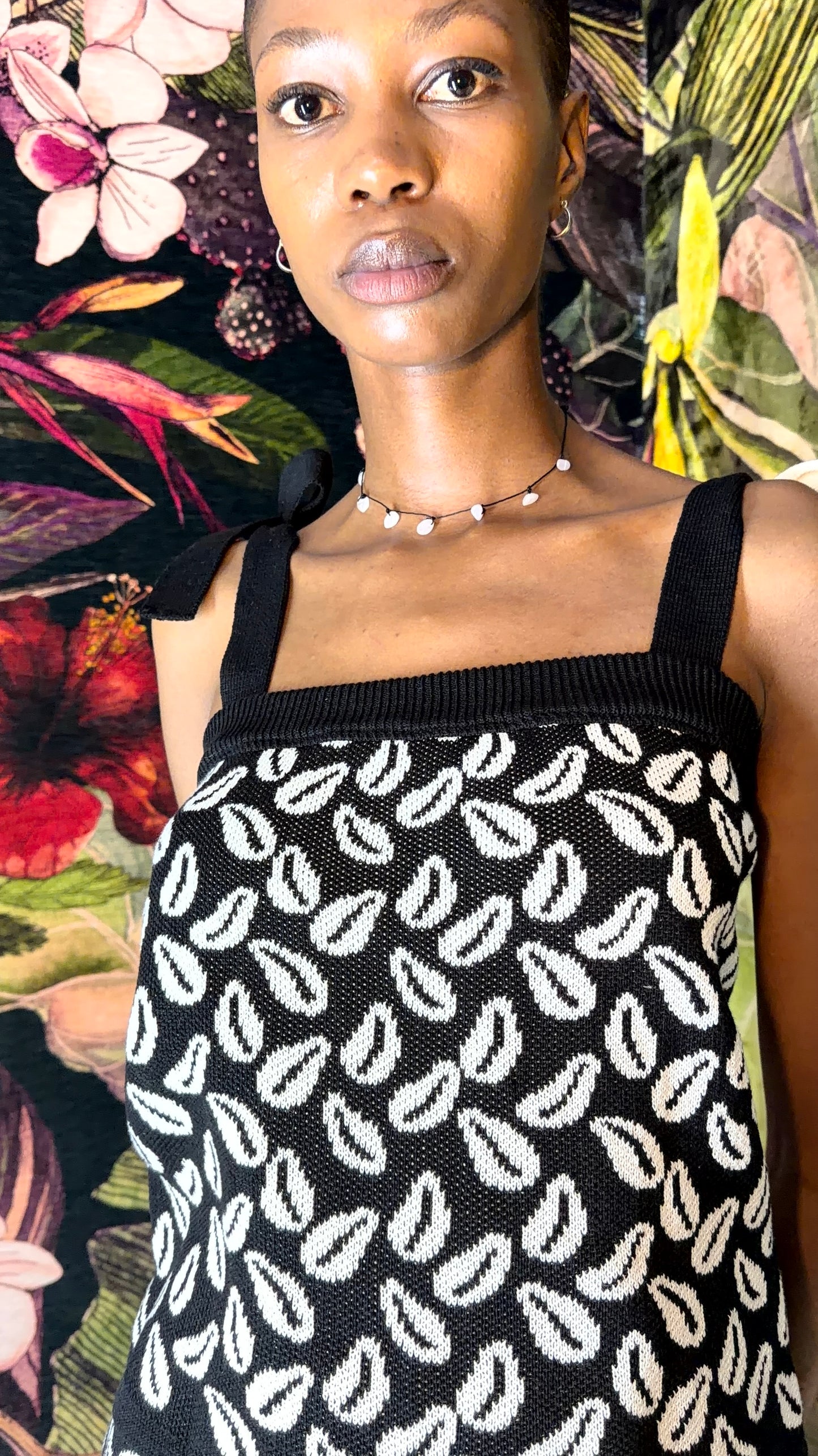 Cedi Bandeau Top (B&W)