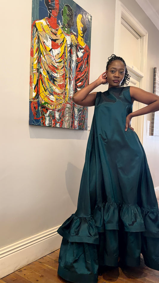 Alabo Dress (Maxi Teal)