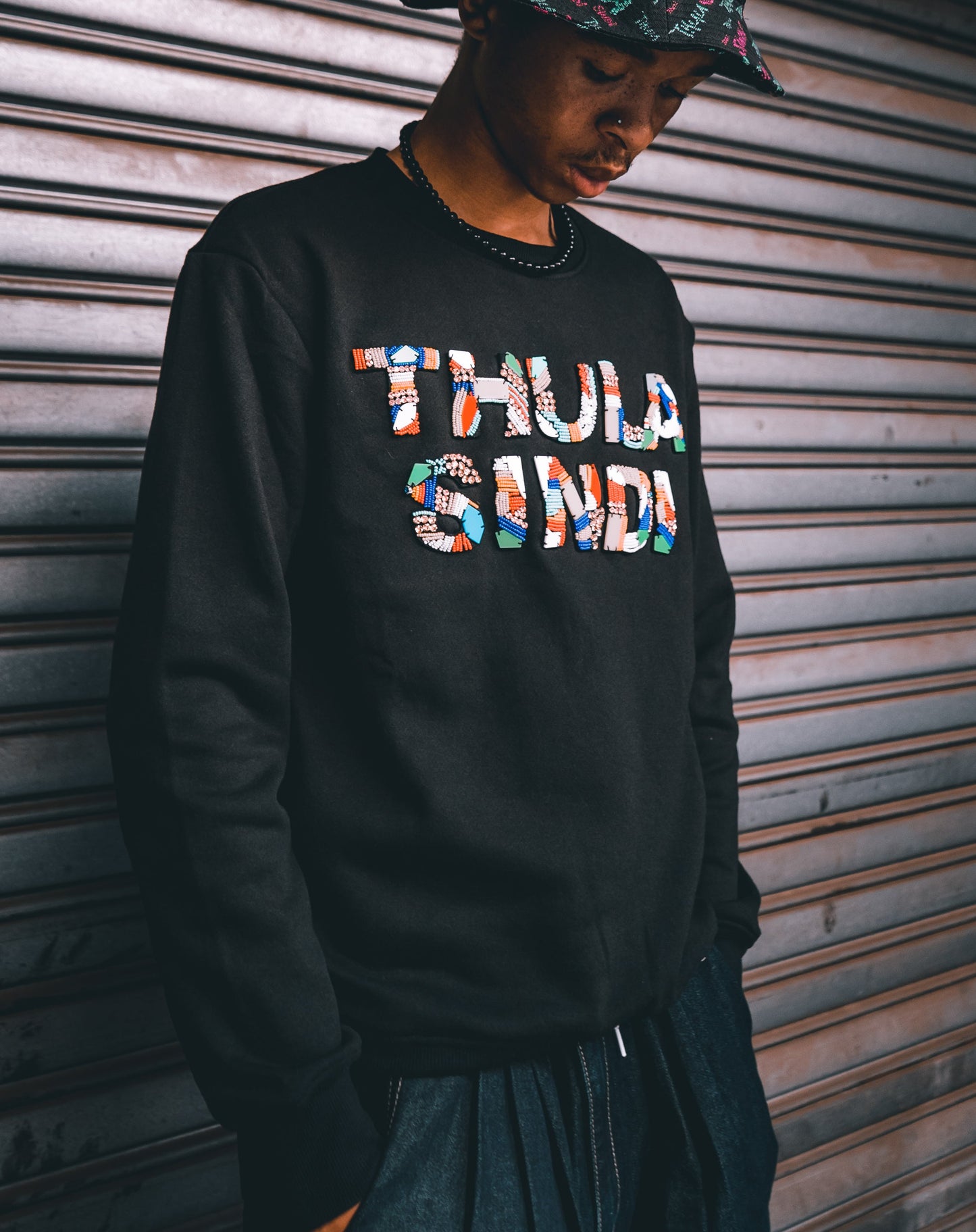 TS Black Logo Sweater