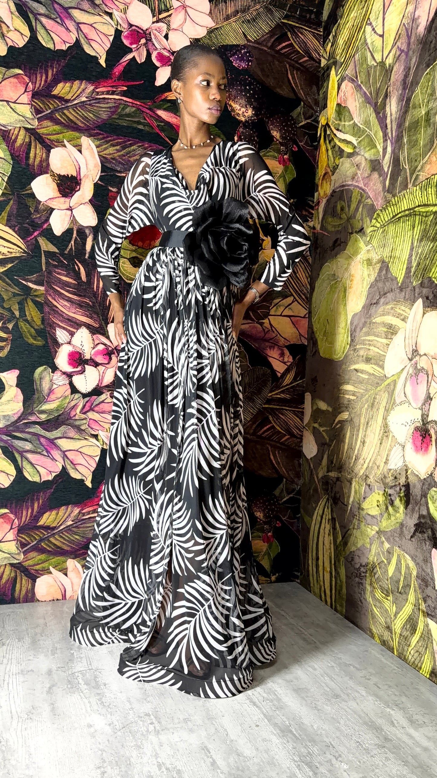 Fern stretch mesh dress by Thula Sindi