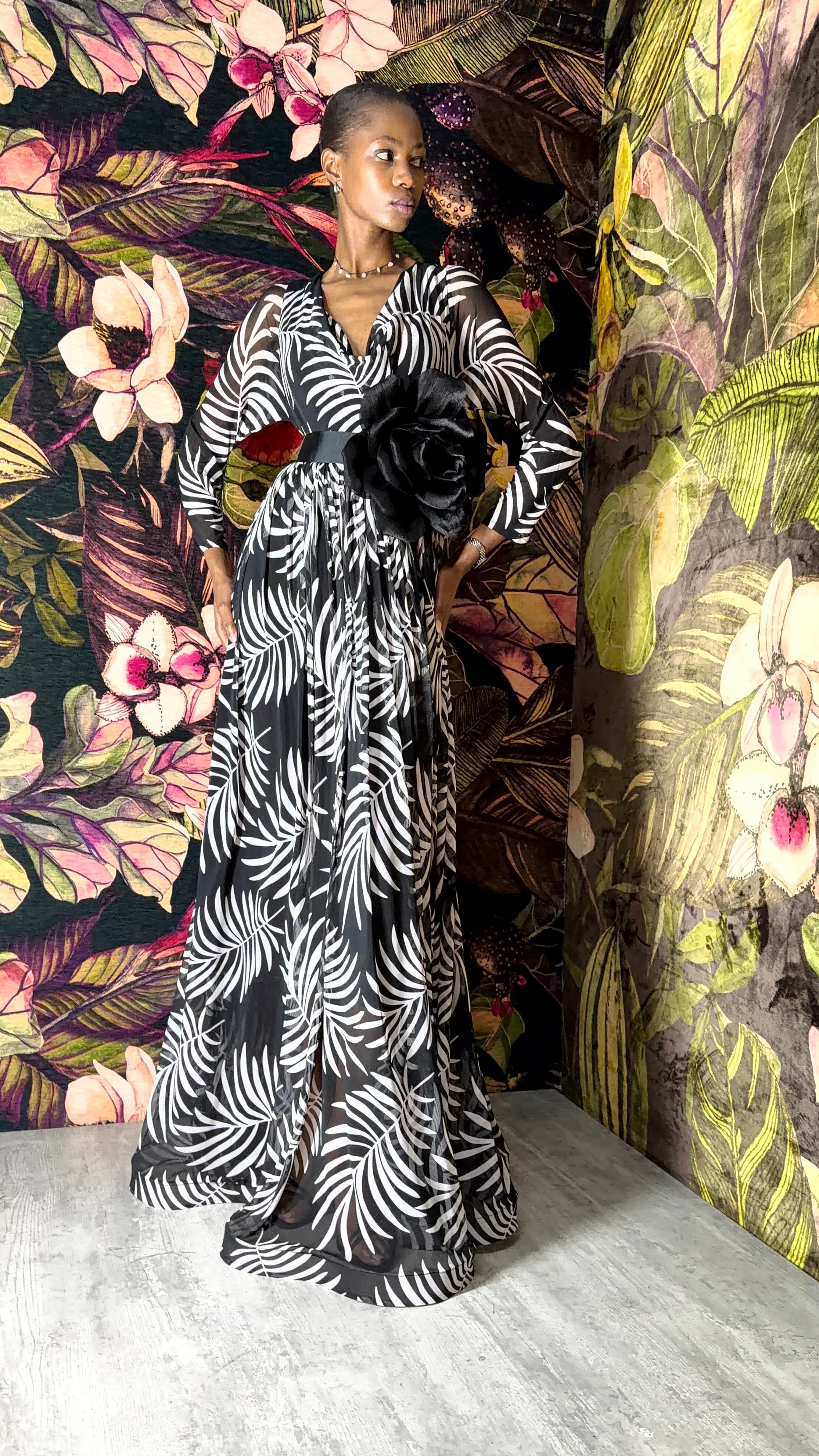 Fern stretch mesh dress by Thula Sindi