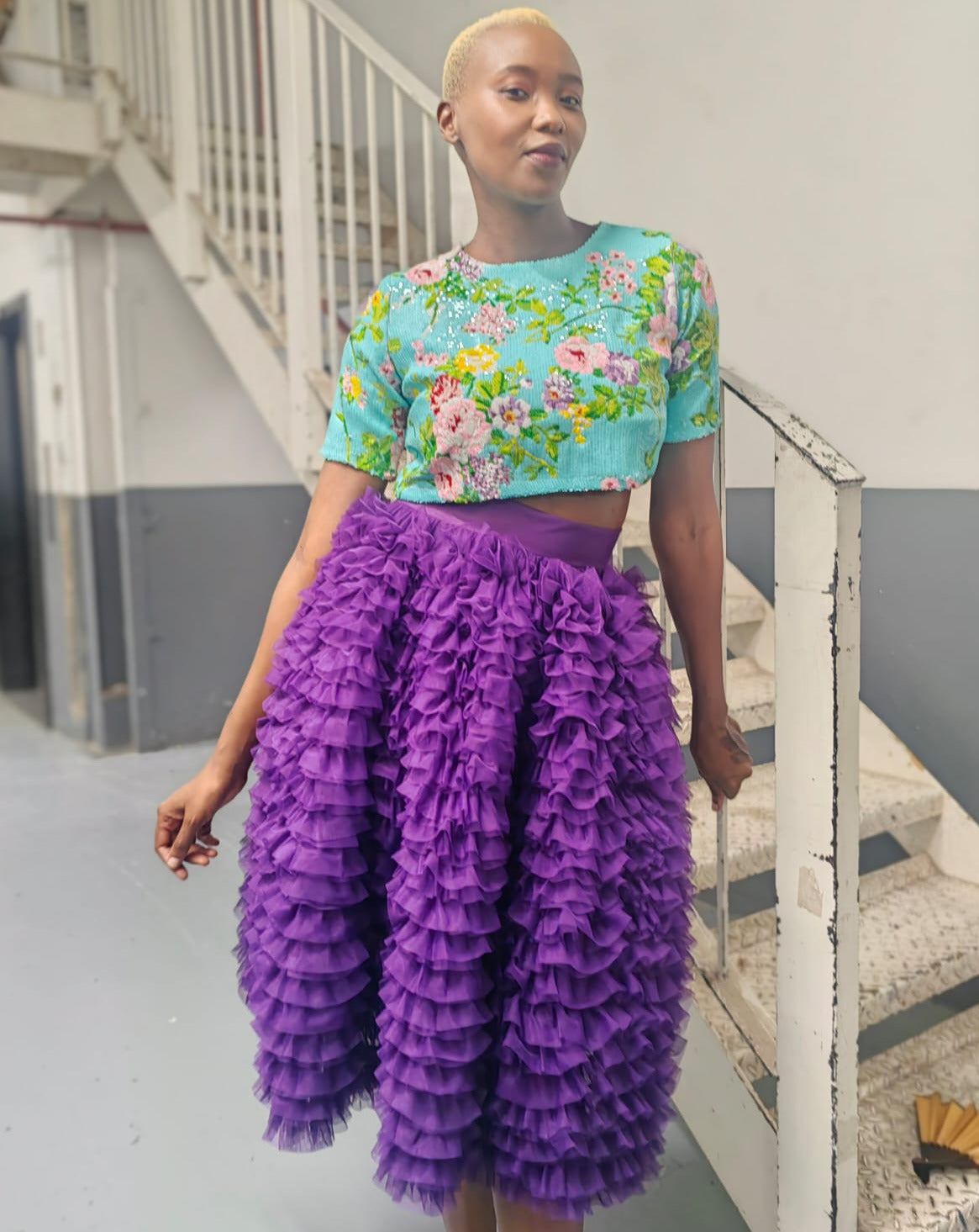 René Skirt Purple