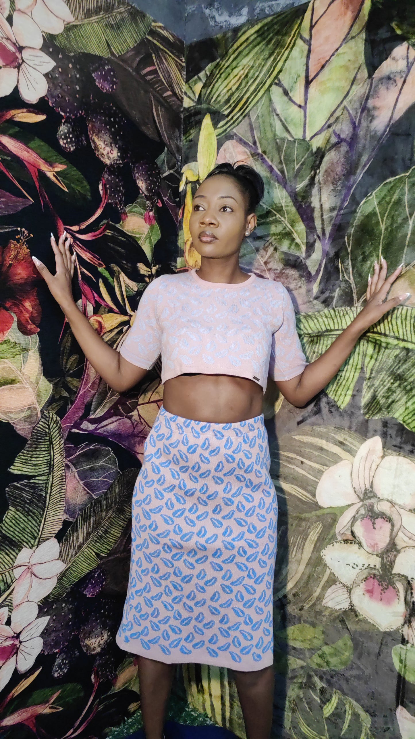 Cedi Knit Skirt (Pastel)