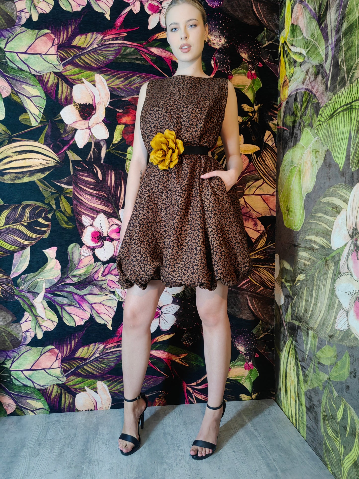 Zamara dress (bronze)