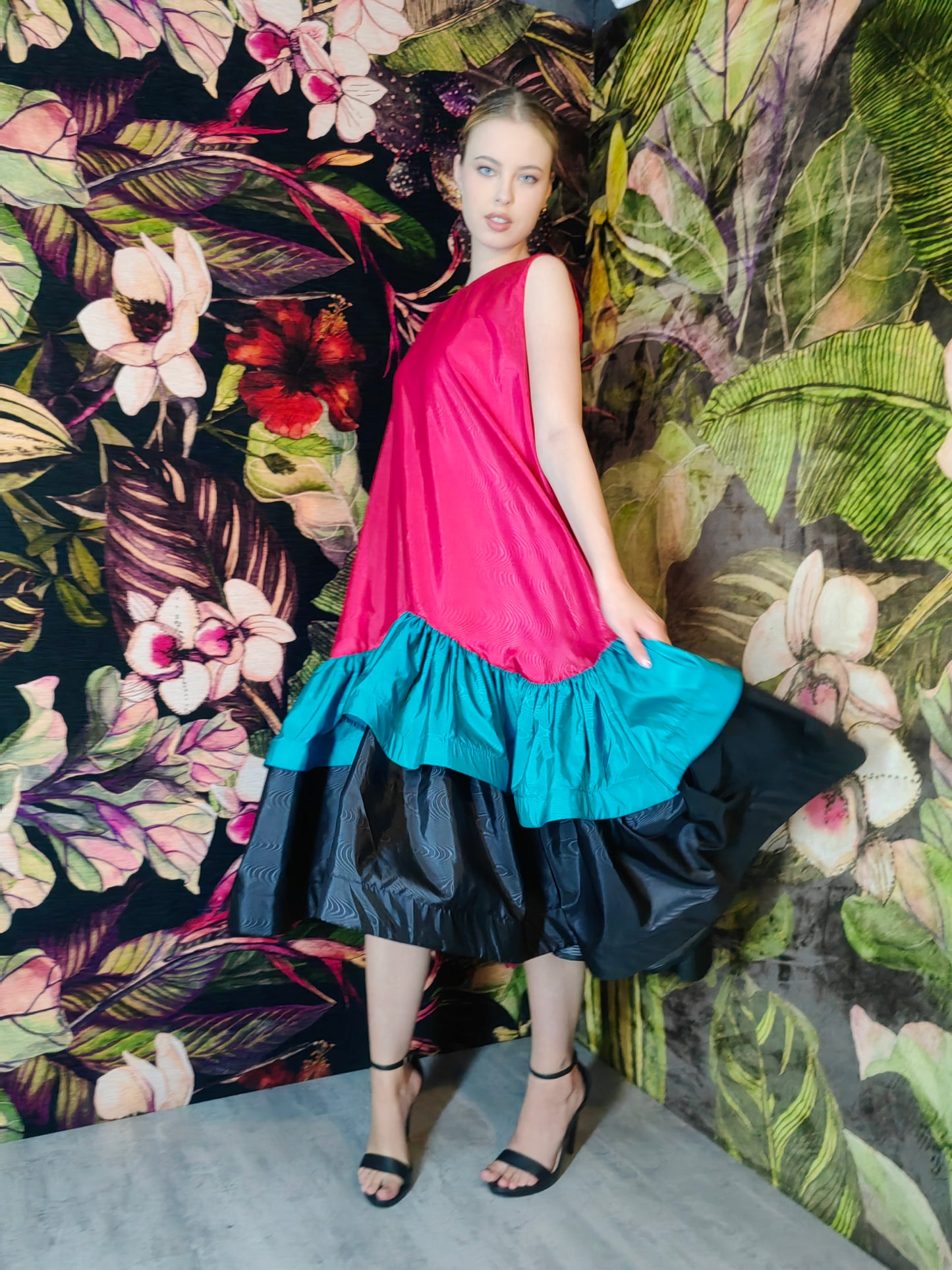 Alabo Dress (Tri Colour version 2)