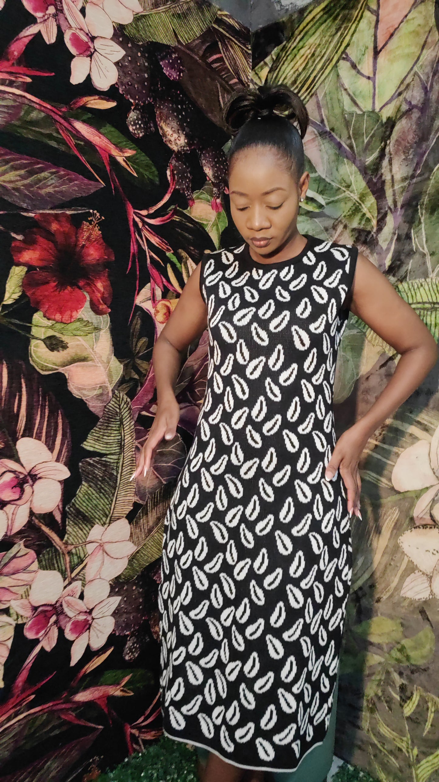 Cedi Day Dress (B&W)