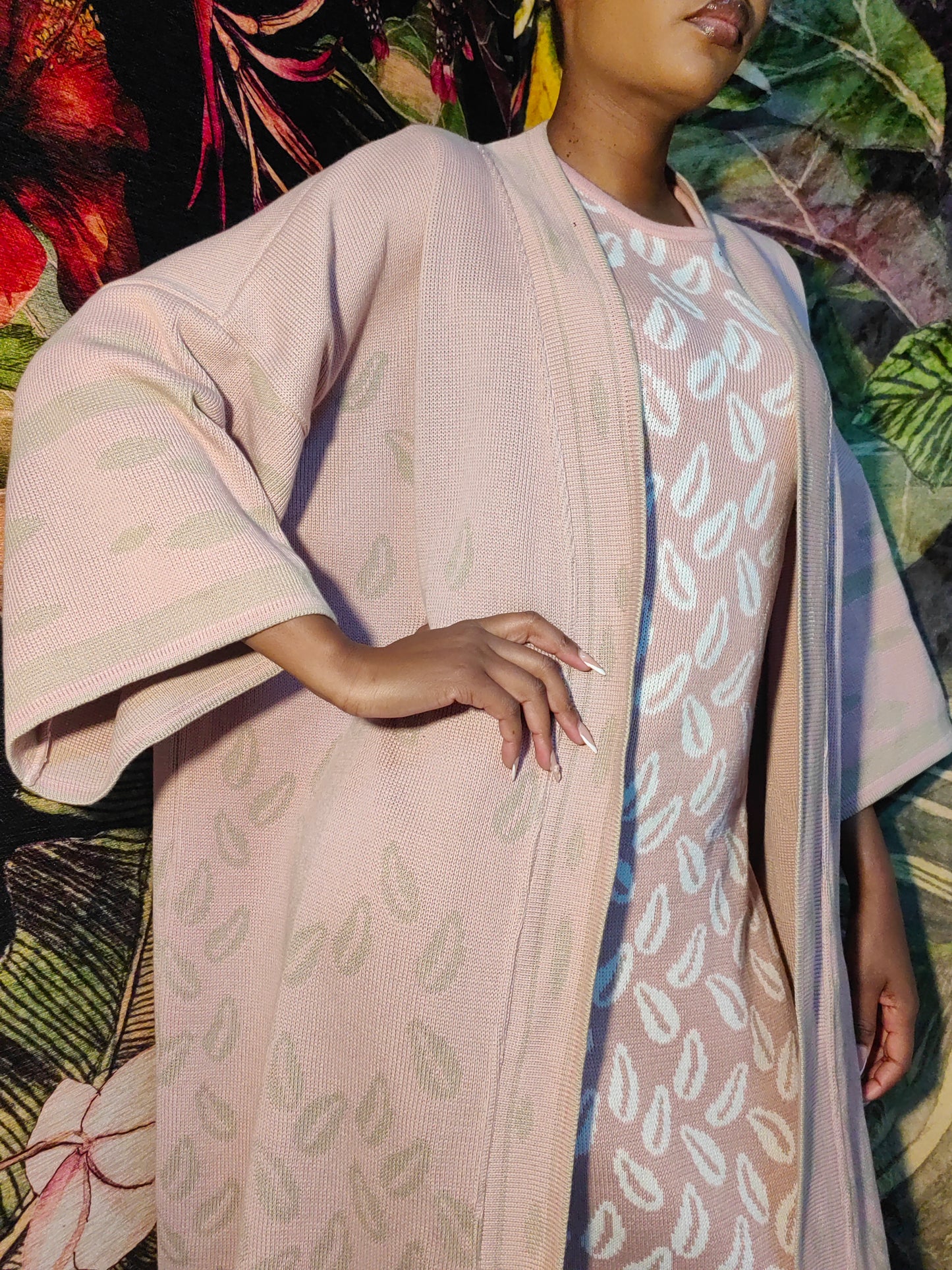 Cedi Pure Cotton Robe-Coat (Pastel)