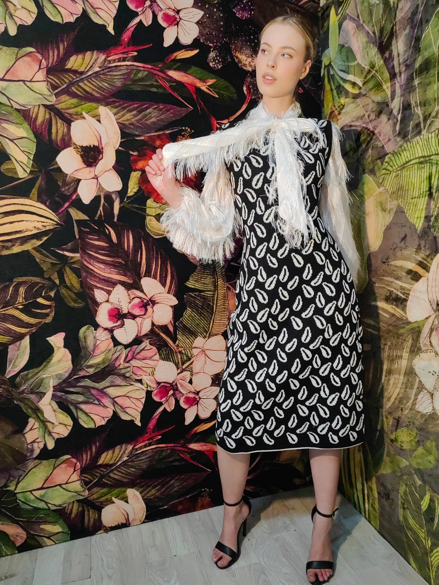 Cedi Day Dress (B&W)