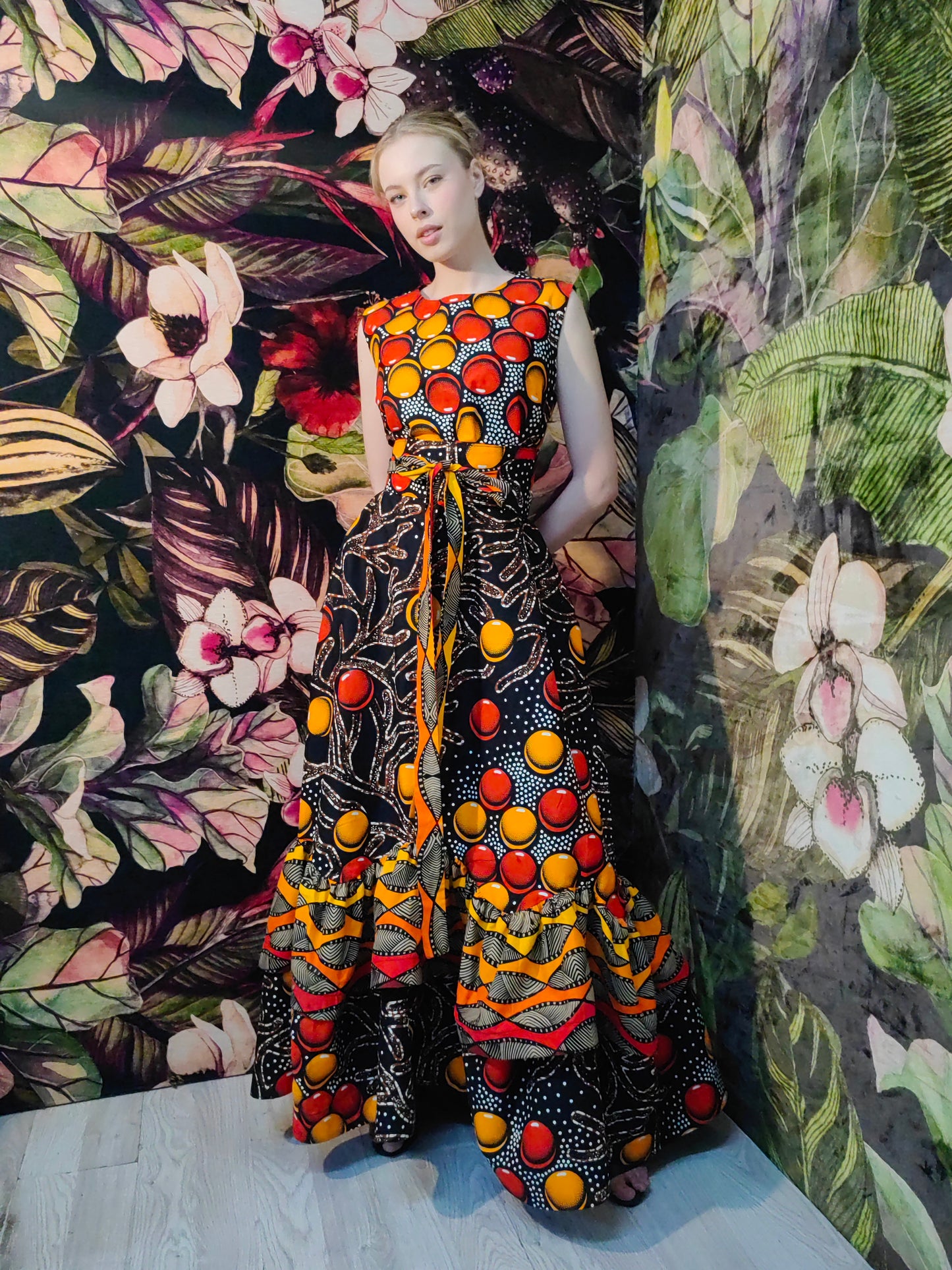 Alabo Dress (maxi print)