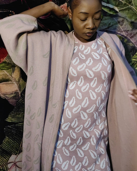 Cedi Pure Cotton Robe-Coat (Pastel)