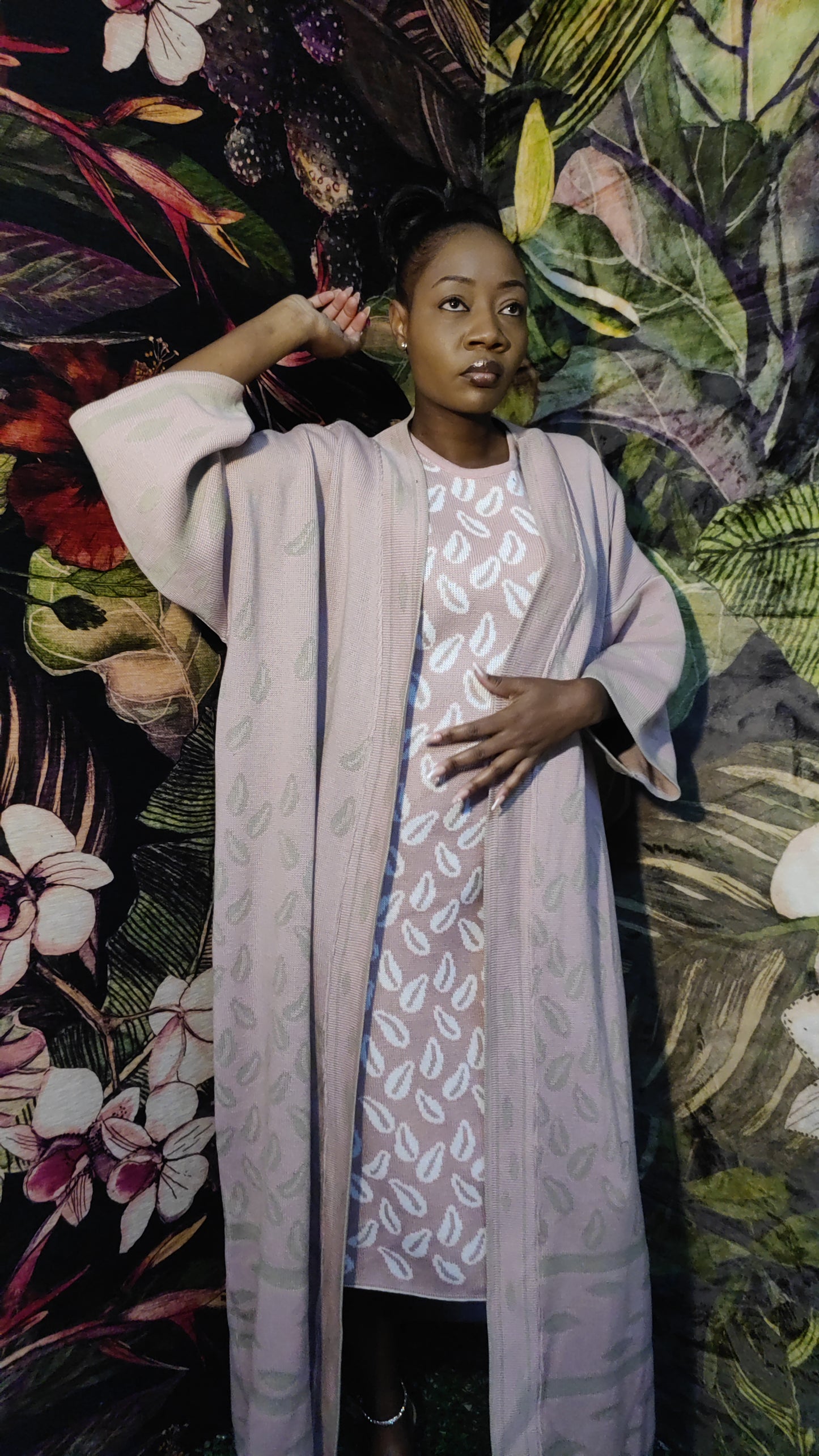 Cedi Pure Cotton Robe-Coat (Pastel)