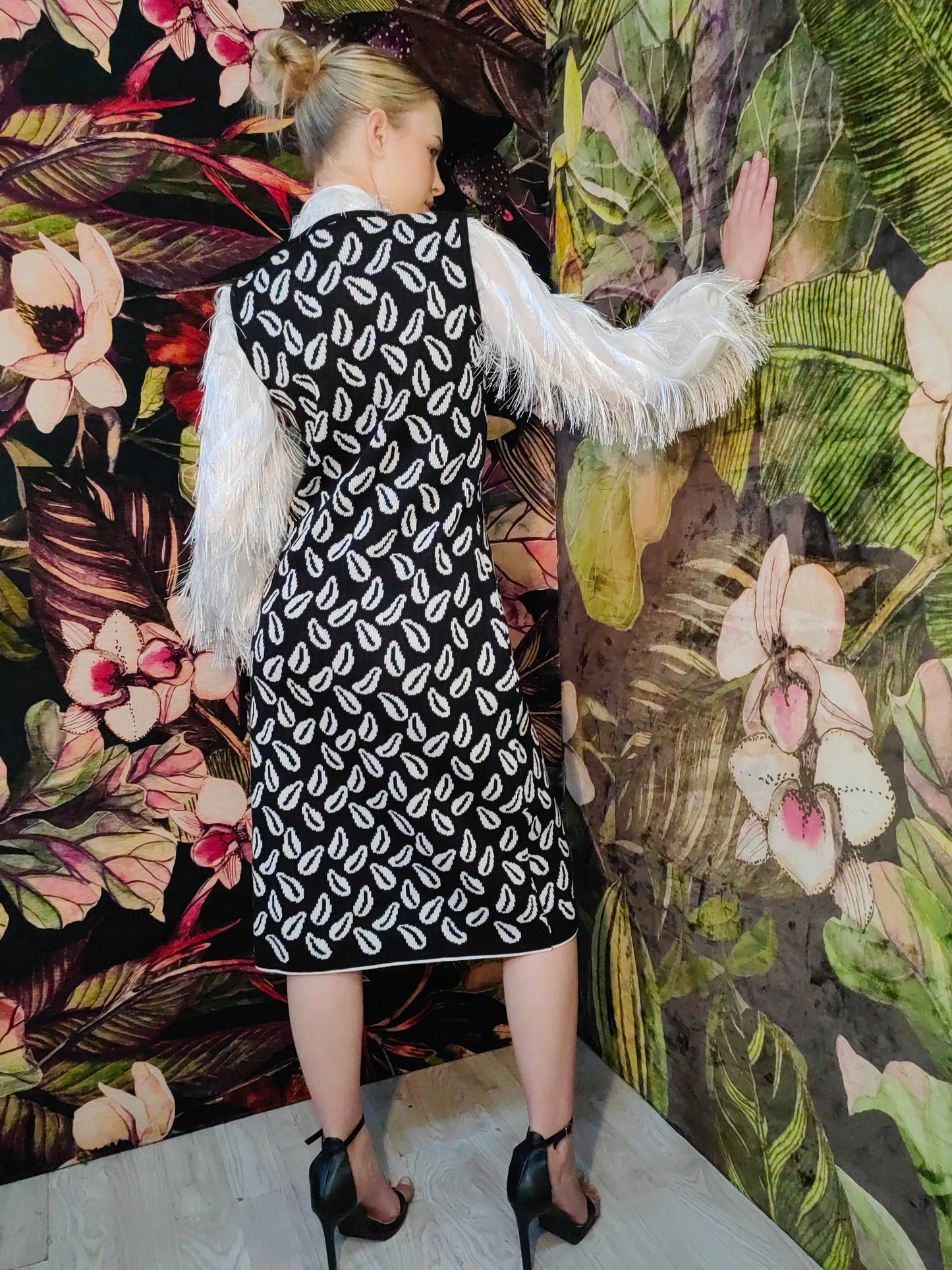 Cedi Day Dress (B&W)
