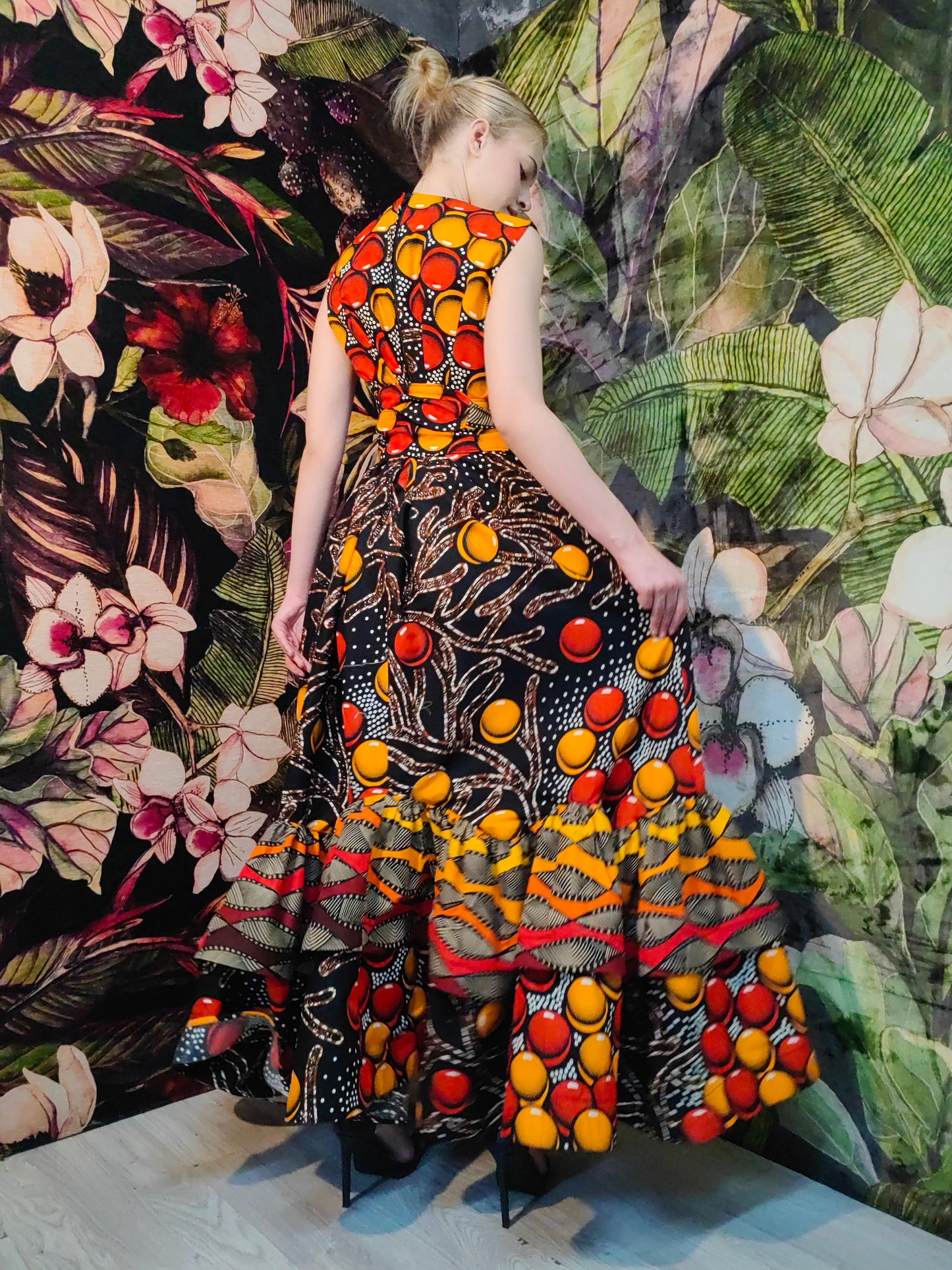 Alabo Dress (maxi print)