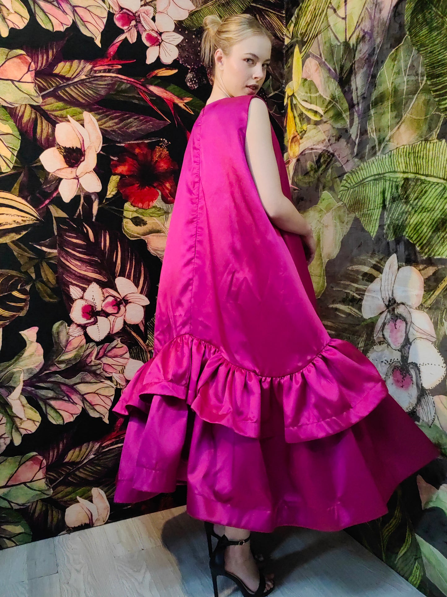 Alabo Dress (midi Fuscia)