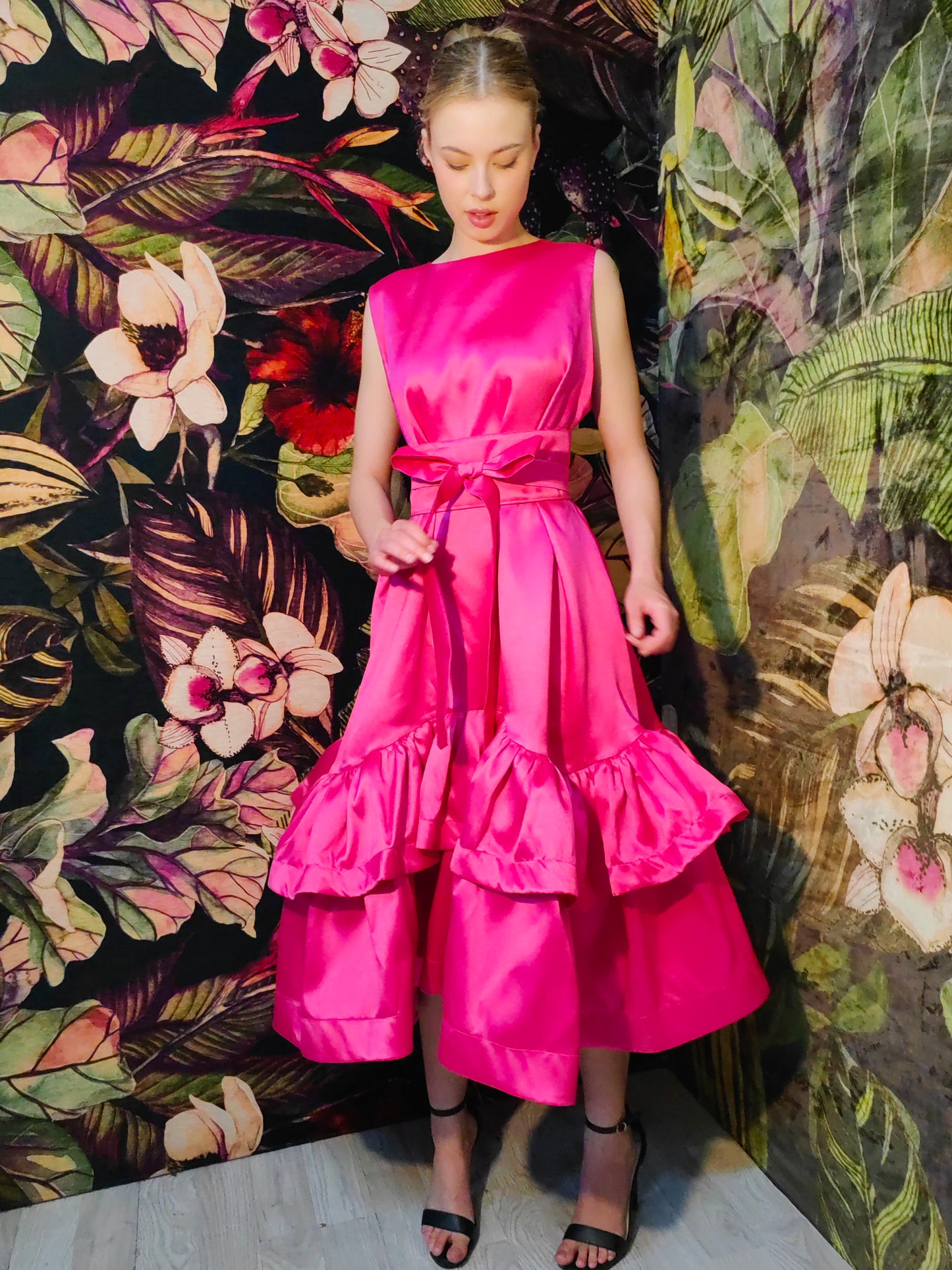 Alabo Dress (midi Rose)